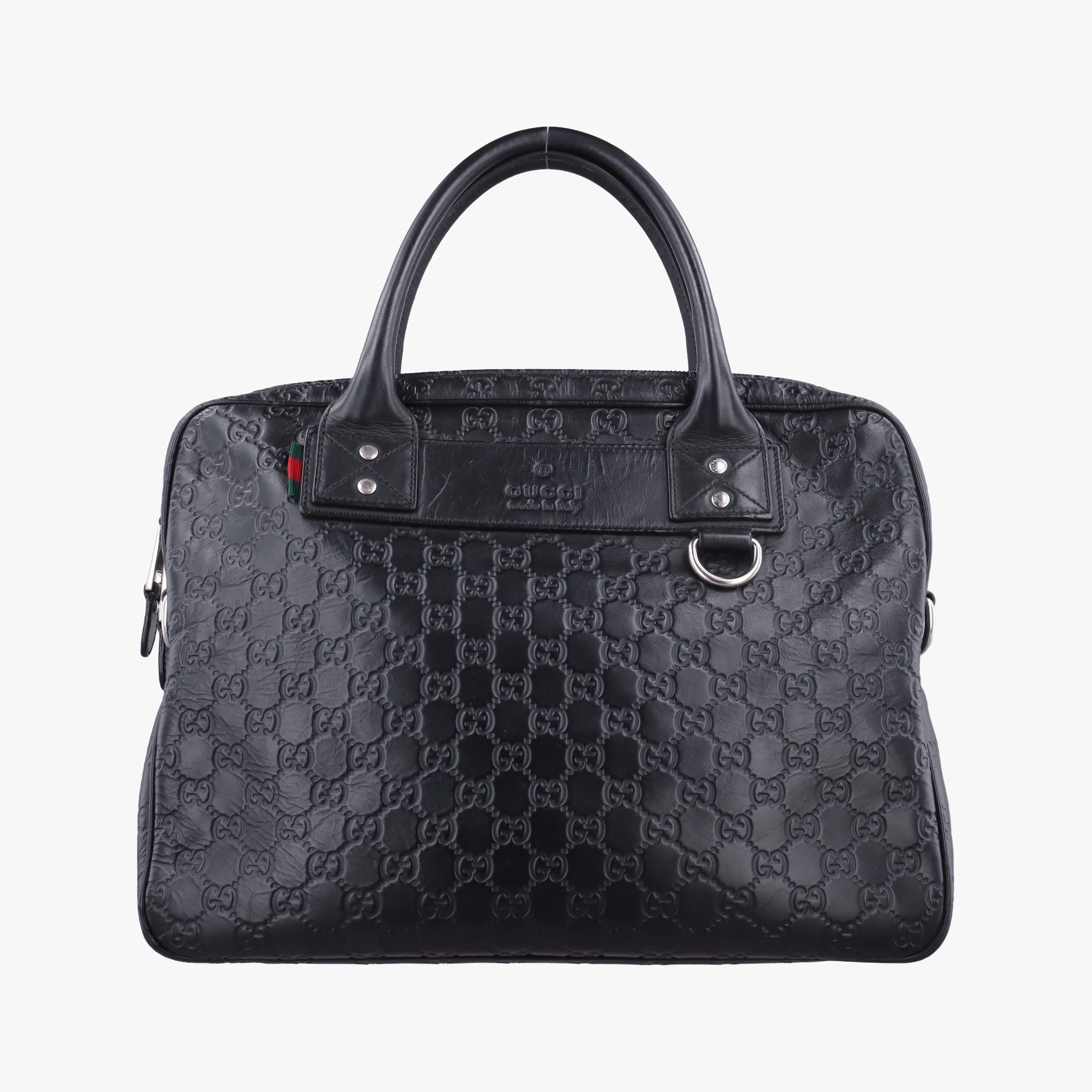 Guccissima Briefcase Business Black Leather 328937 H018695772グッチシマ ブリーフケース ビジネス ブラック レザー 328937 H018695772