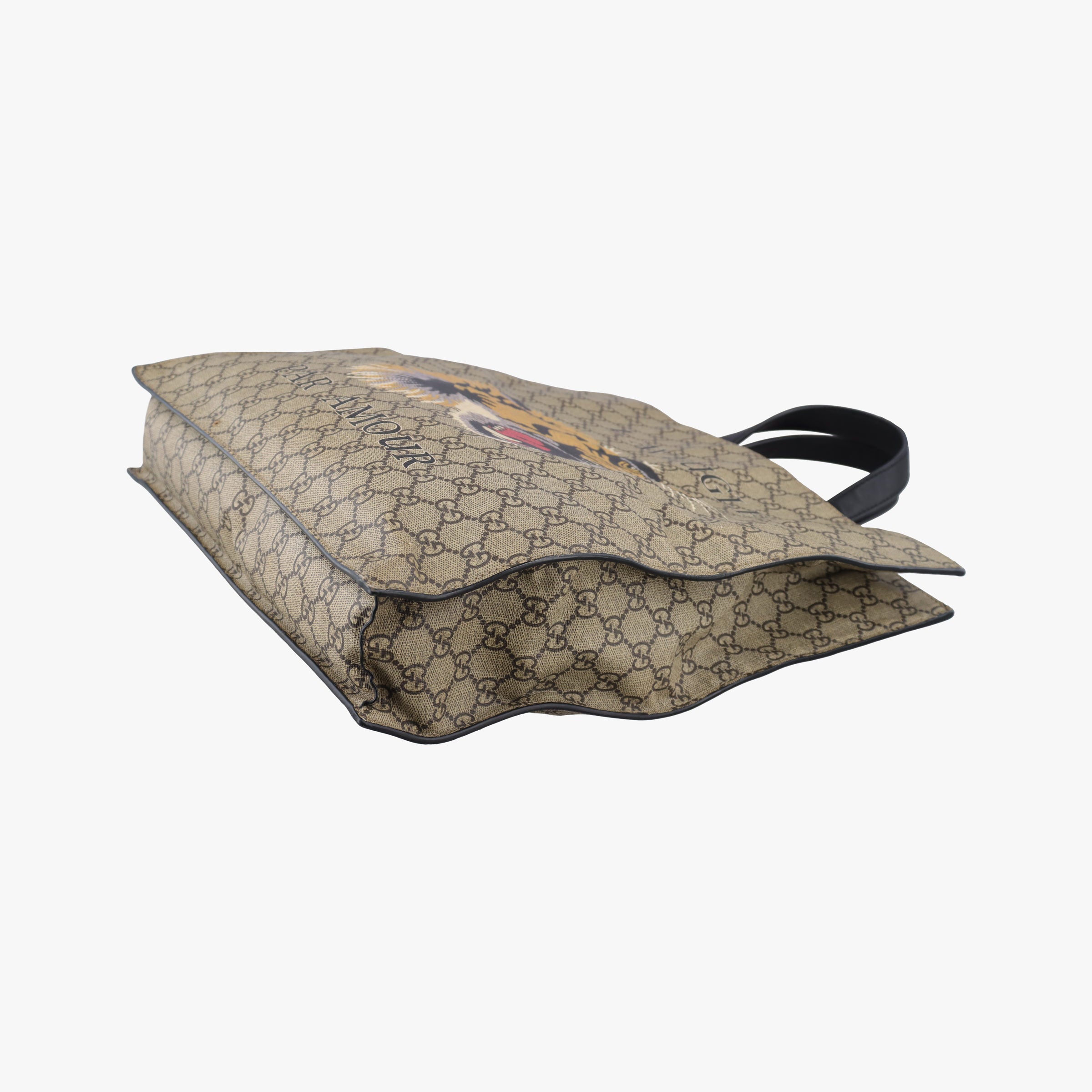 GG Supreme Tiger Brown PVC coated canvas 450950 C021957179GGスプリーム タイガー ブラウン PVCコーティングキャンバス 450950 C021957179