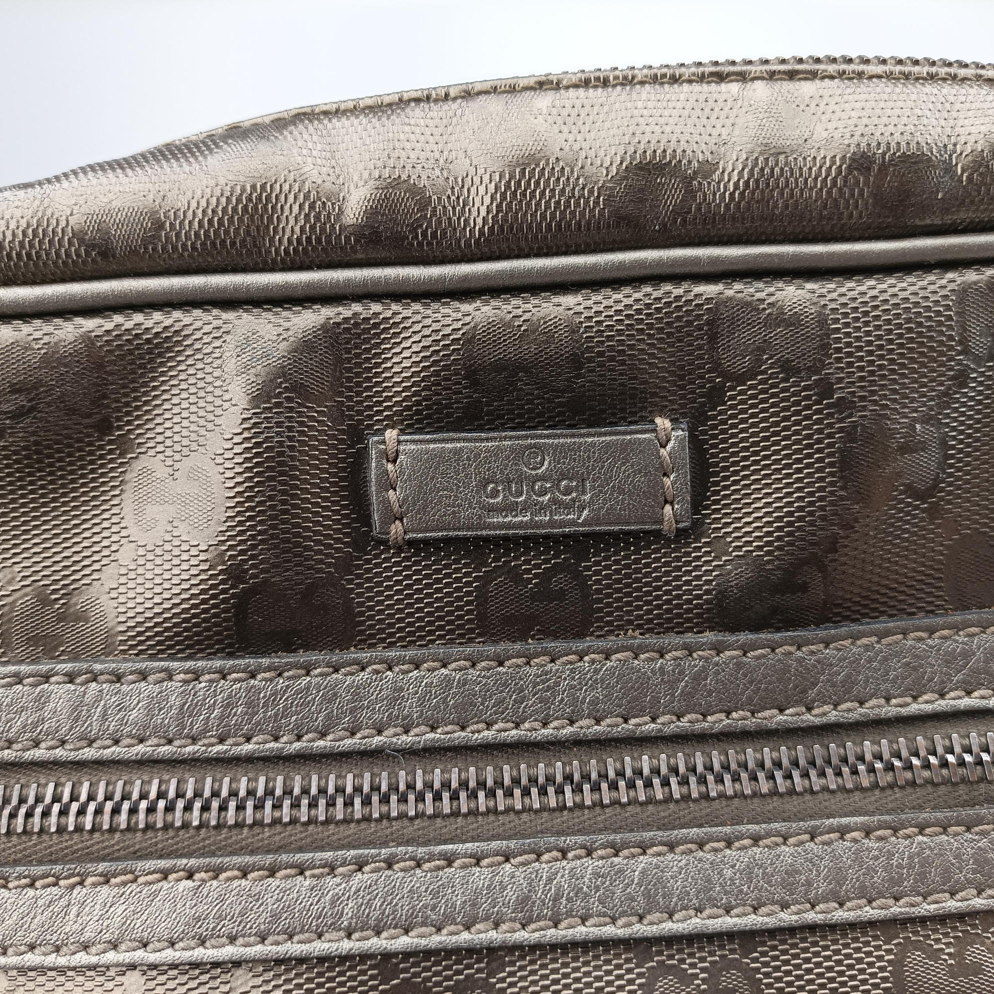 GG Imprime Messenger Golden PVC coated canvas 201448 I6109469GGインプリメ メッセンジャー ゴールド PVCコーティングキャンバス 201448 I6109469