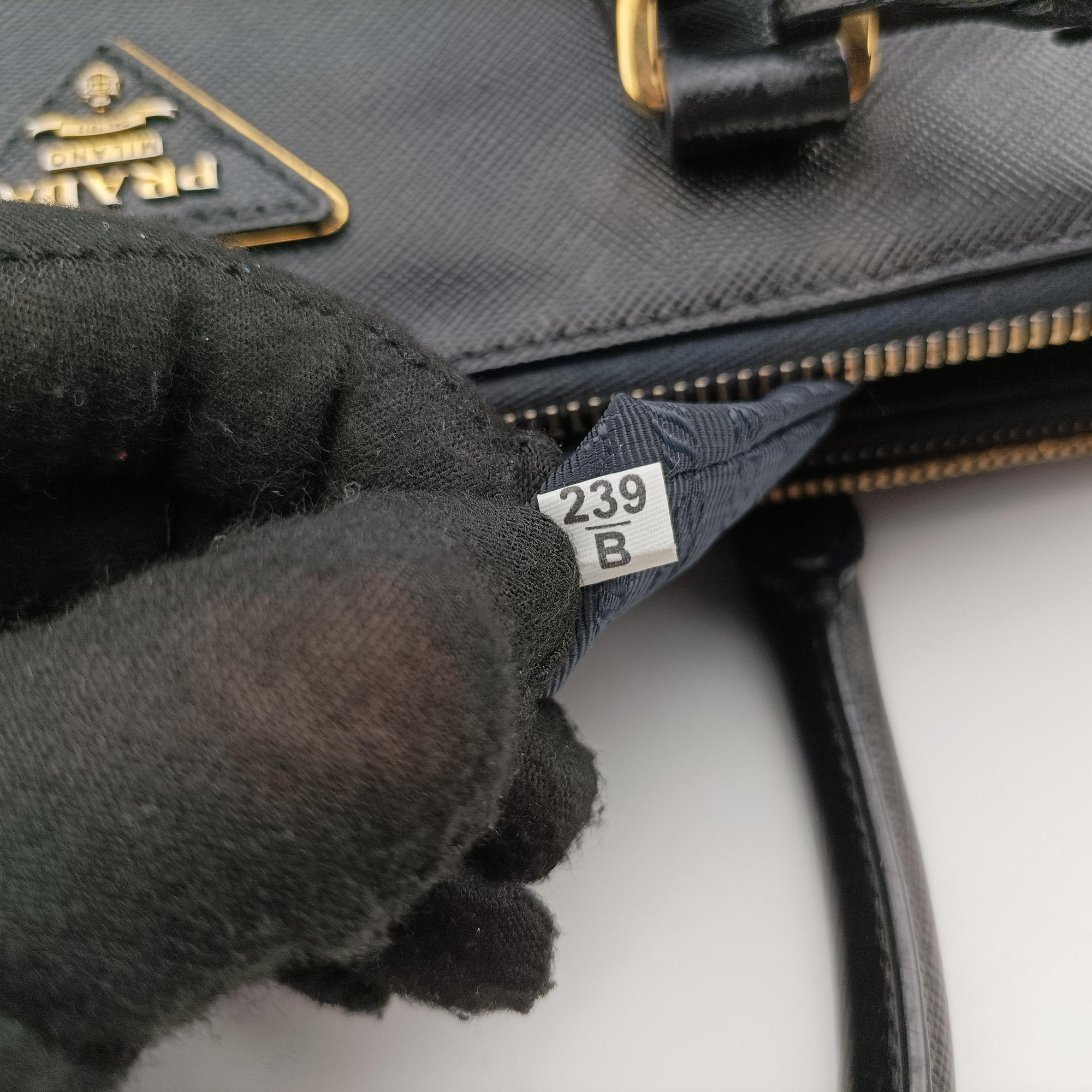 Galleria Black SAFFIANO Leather BN2274 239/Bガレリア ブラック サフィアーノレザー BN2274 239/B