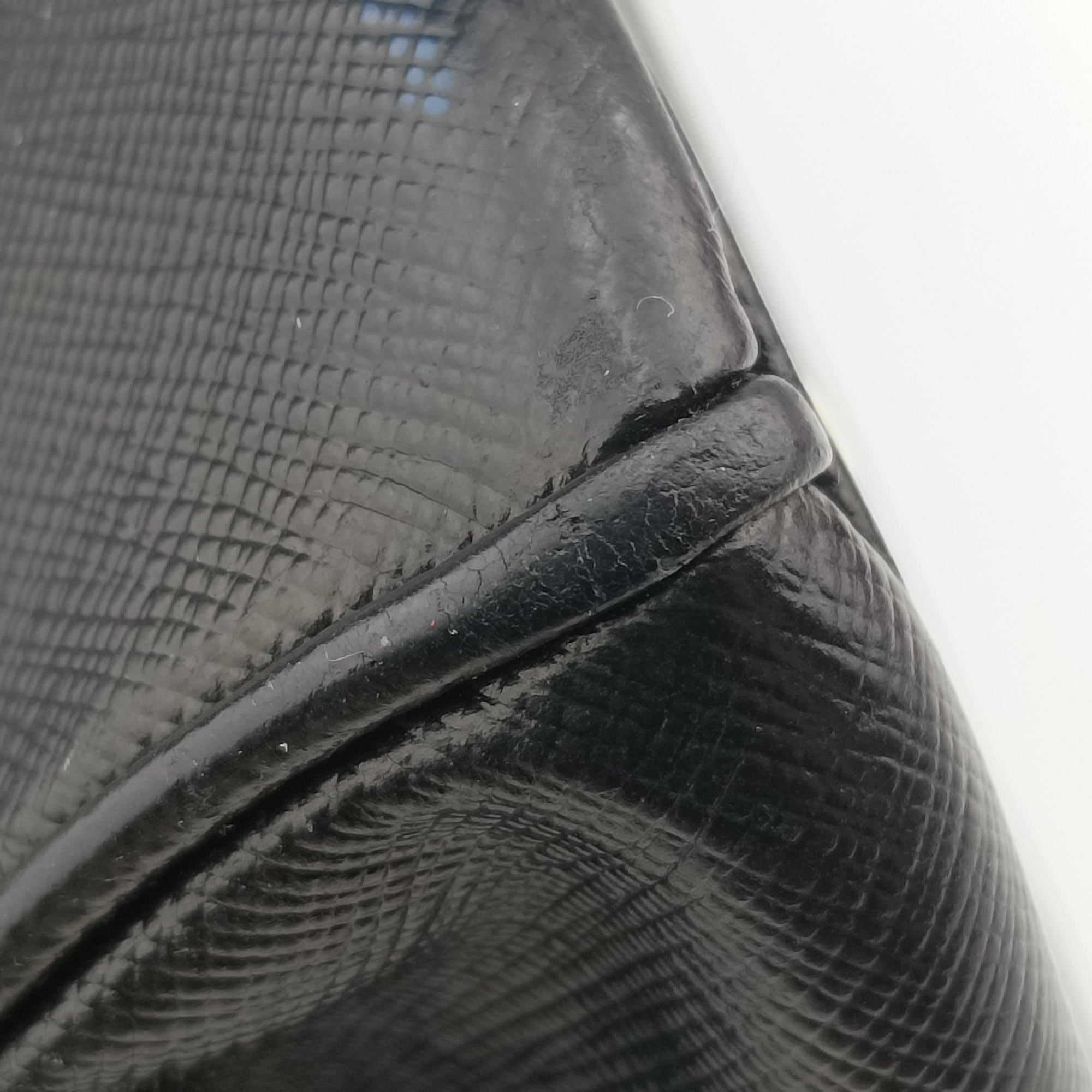 Galleria Black SAFFIANO Leather BN2274 239/Bガレリア ブラック サフィアーノレザー BN2274 239/B
