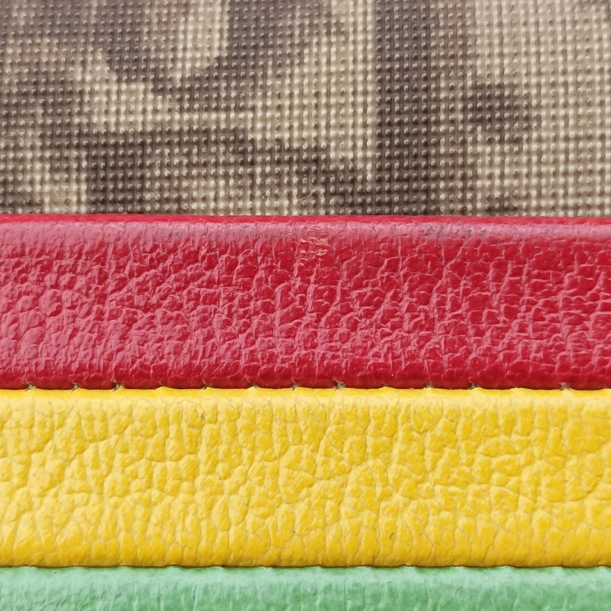 Rasta Trotter Messenger beige×Multicolour PVC coated canvas x leather 02RU 0094ラスタトロッターメッセンジャー ベージュ×マルチカラー PVCコーティングキャンバス×レザー 02RU 0094