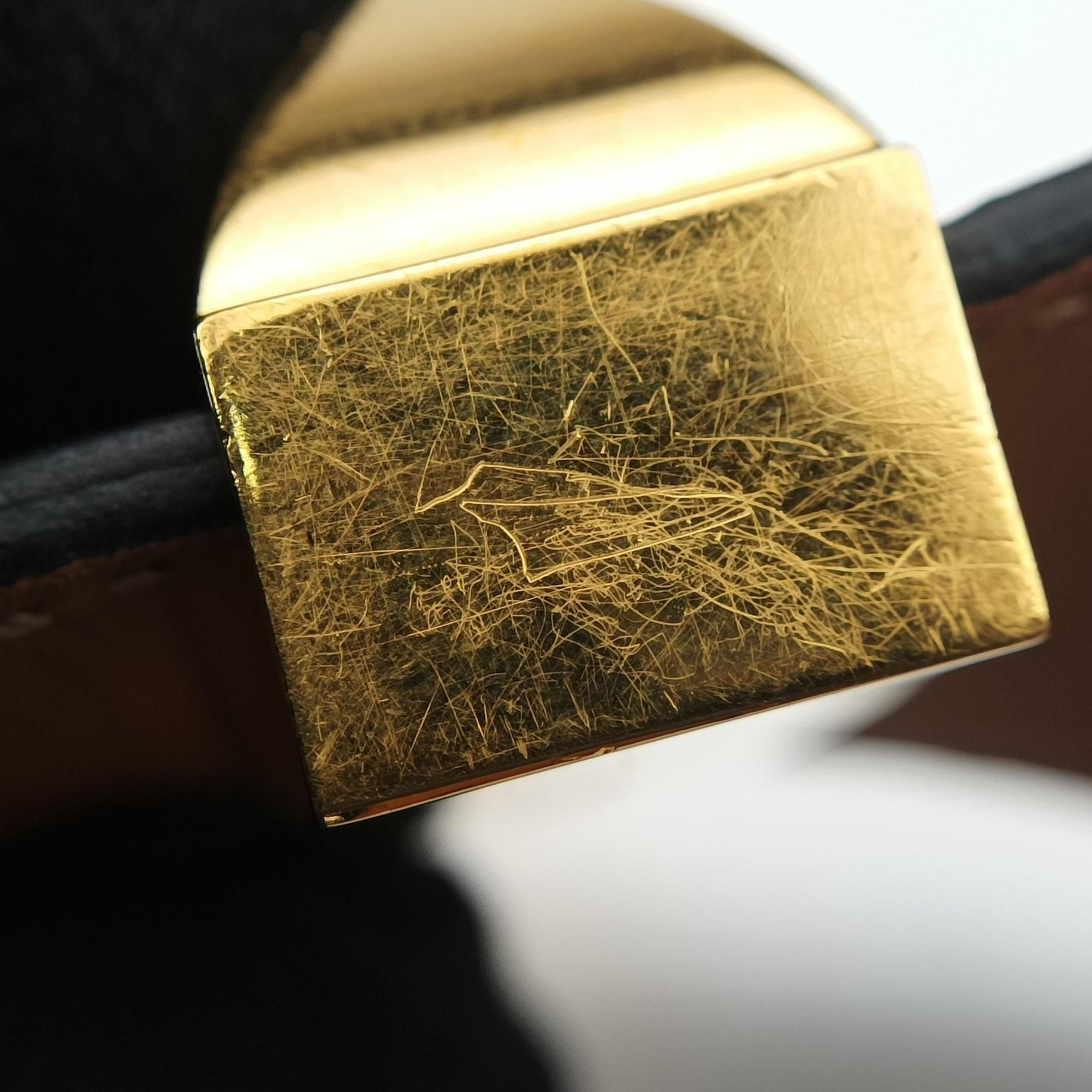 Collier de Chien Blue×golden Leather × GP S N▢Q 40コリエ ド シアン ブルー×ゴールド レザー×GP S N▢Q 40
