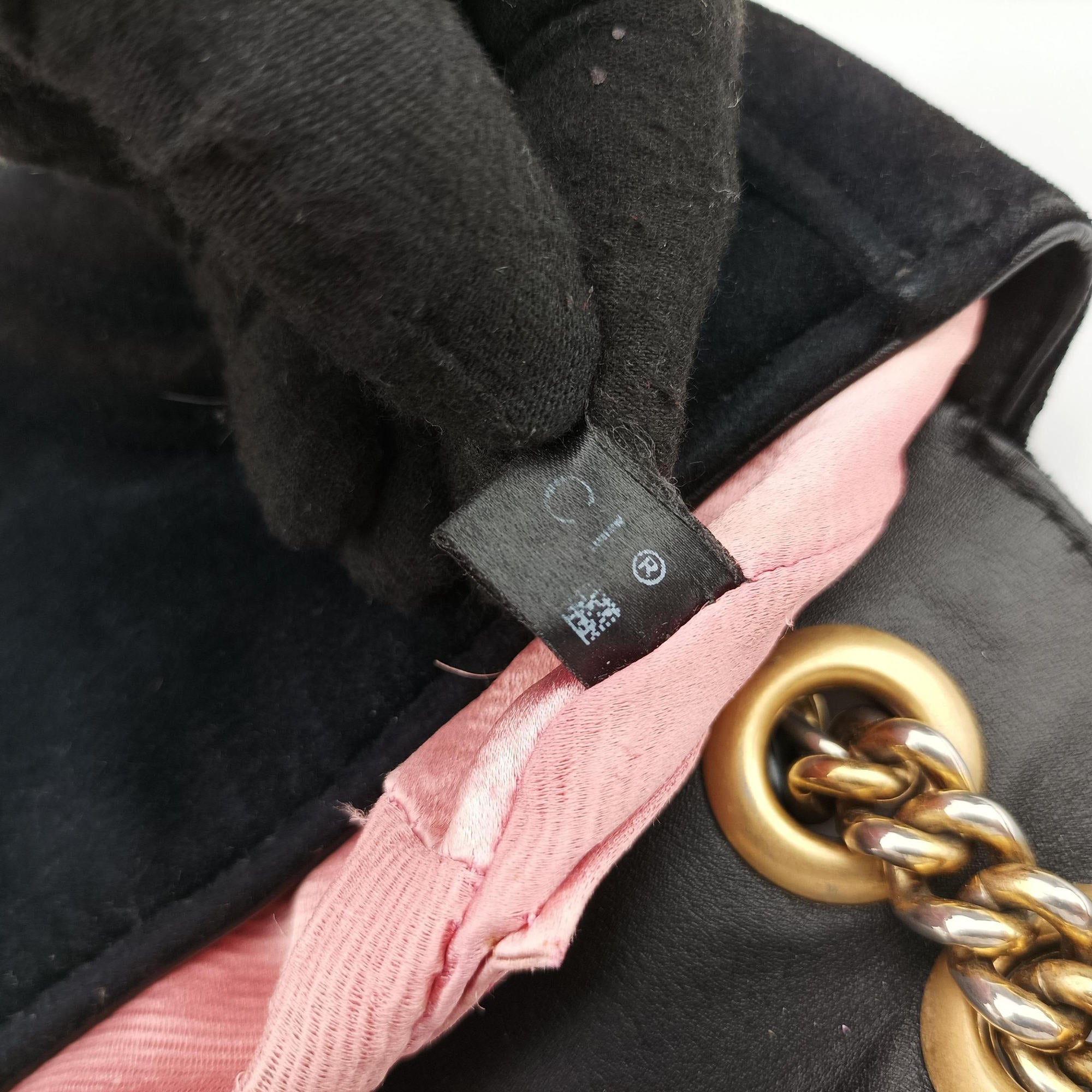 GG Marmont Black velour 446744 Lot number unknownGGマーモント ブラック ベロア 446744 製番不明