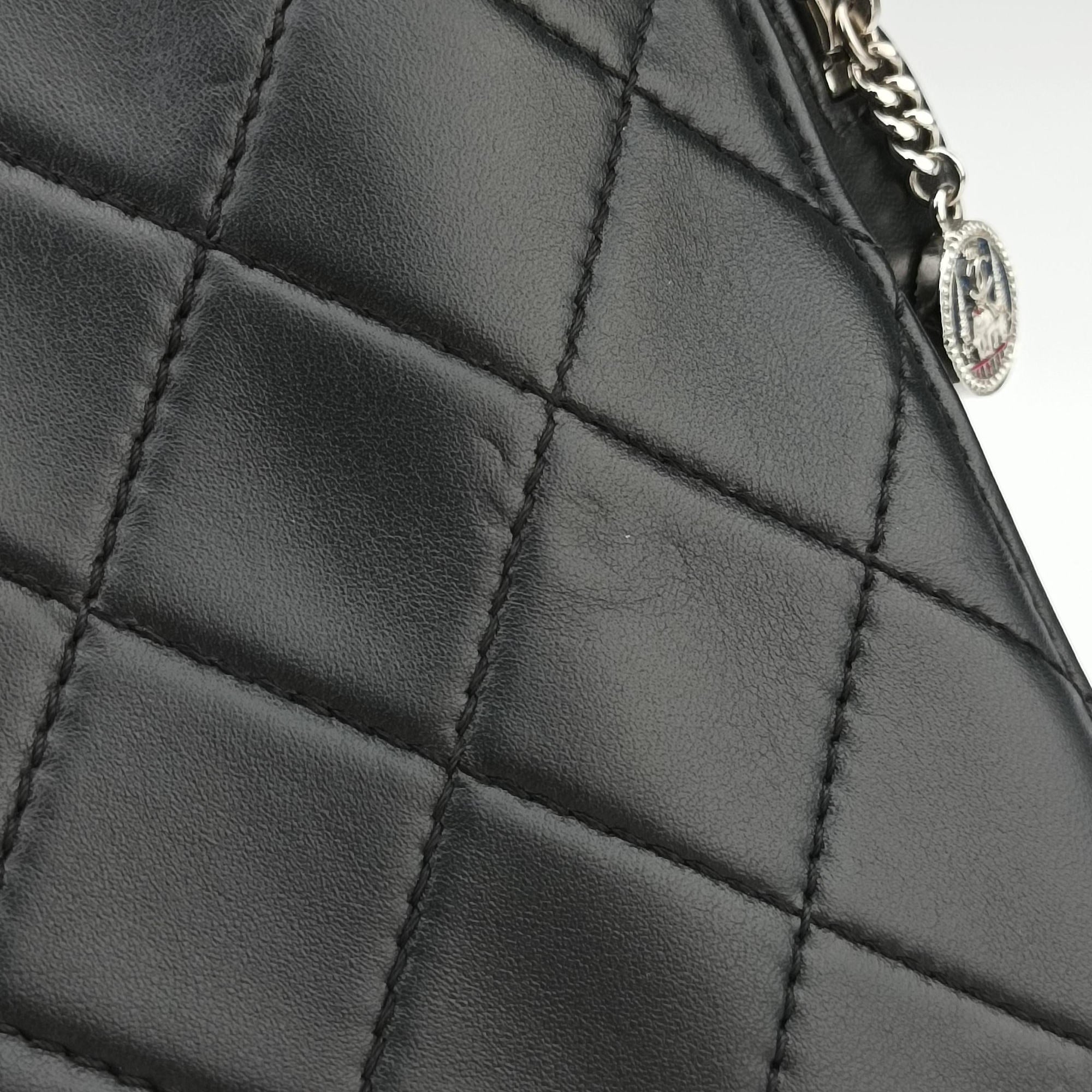 2.55 Matelasse Black lambskin A65613 167357912.55 マトラッセ ブラック ラムスキン A65613 16735791