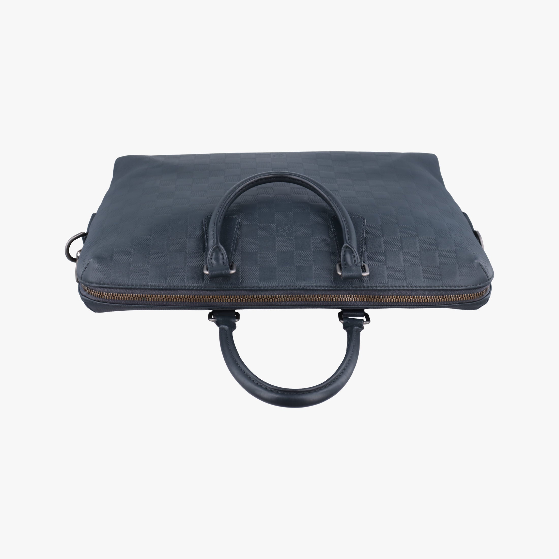 Porte Documents Jour navy Damier Infini N48224 CA3164ポルトドキュマン ジュール ネイビー ダミエ アンフィニ N48224 CA3164