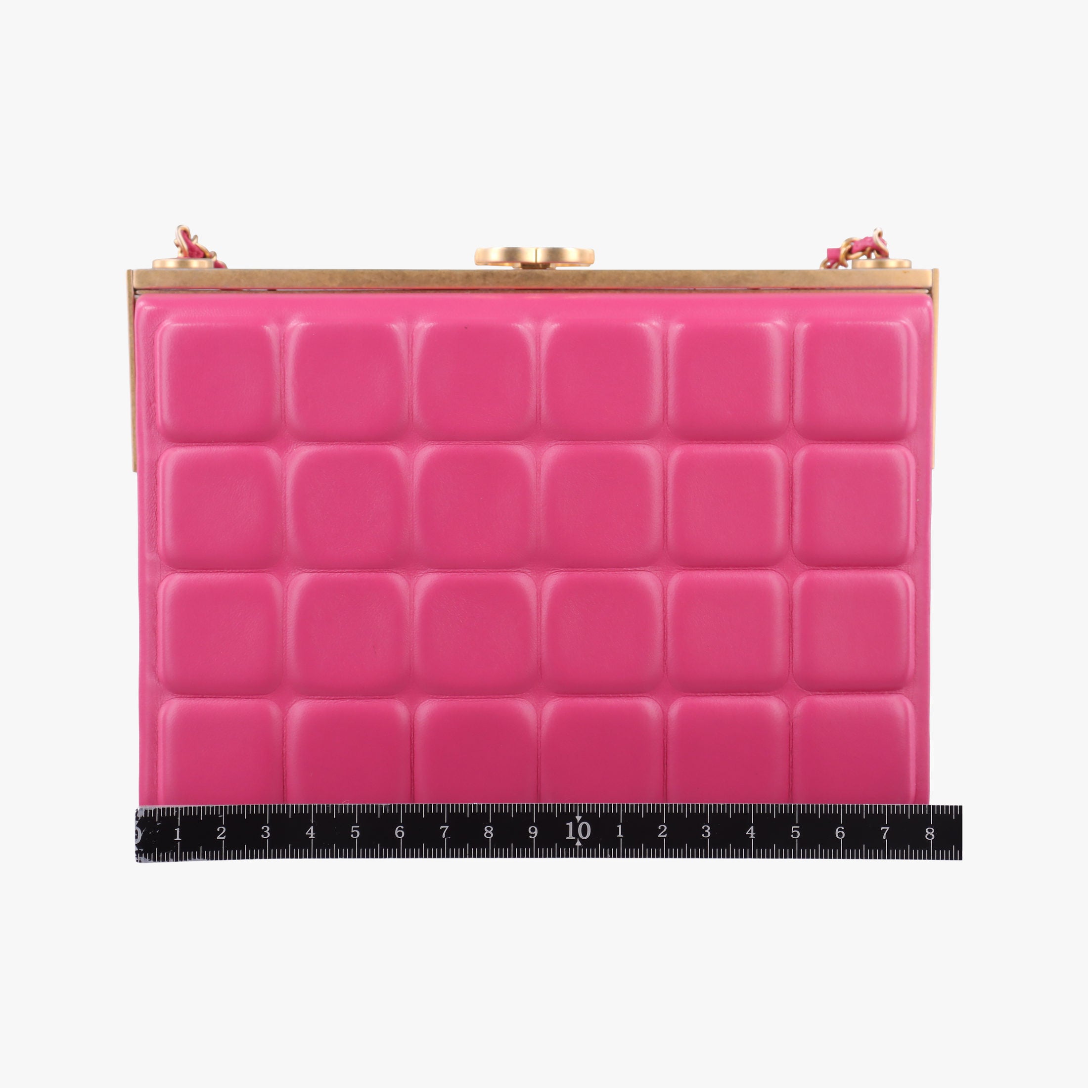 Chocolate Bar Fuchsia Pink lambskin A94482 23642967チョコバー フューシャピンク ラムスキン A94482 23642967