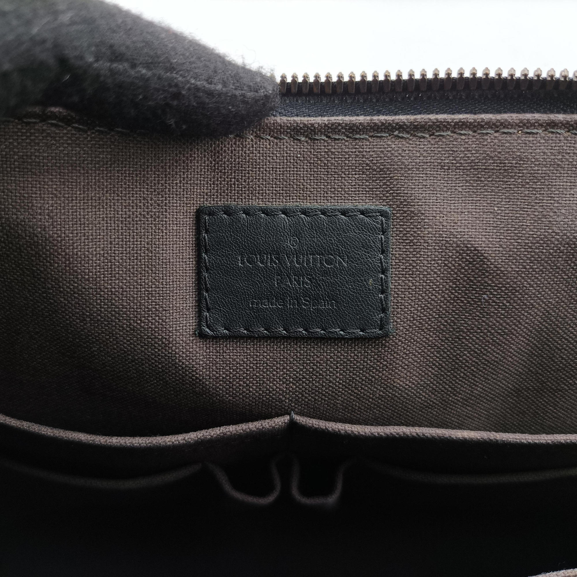 Porte Documents Jour Noir Damier Graphite N48224 CA1194ポルトドキュマン ジュール ノワール ダミエ グラフィット N48224 CA1194