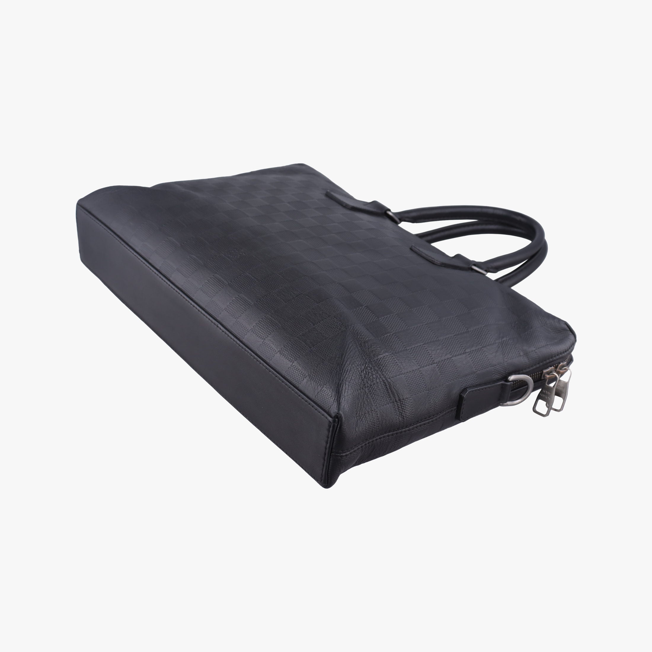 Porte Documents Jour Noir Damier Graphite N48224 CA1194ポルトドキュマン ジュール ノワール ダミエ グラフィット N48224 CA1194