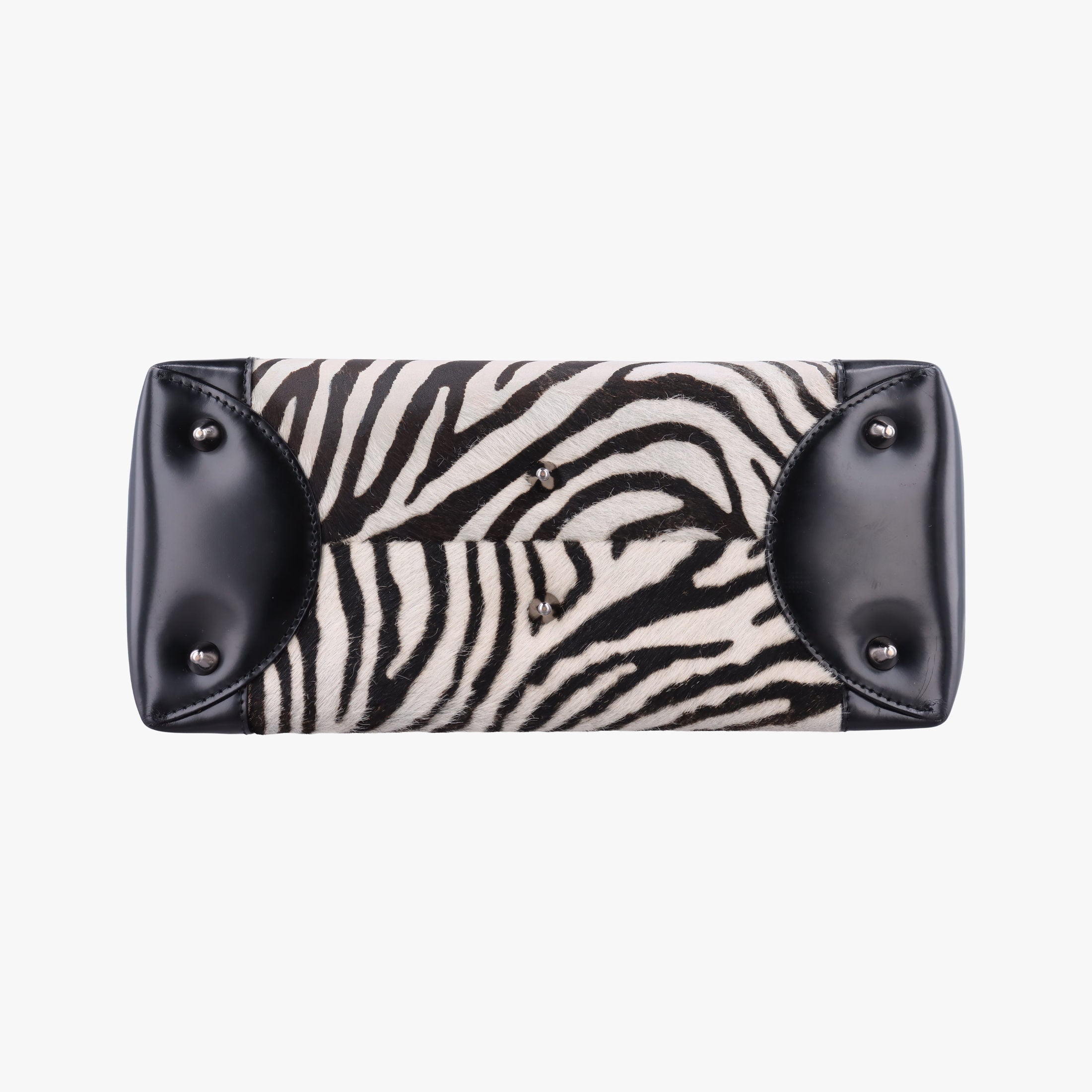 Lady Dior Zebra × Black Pony-style Calfskin × Calf Leather MA-0969レディディオール ゼブラ × ブラック ハラコ × カーフレザー MA-0969