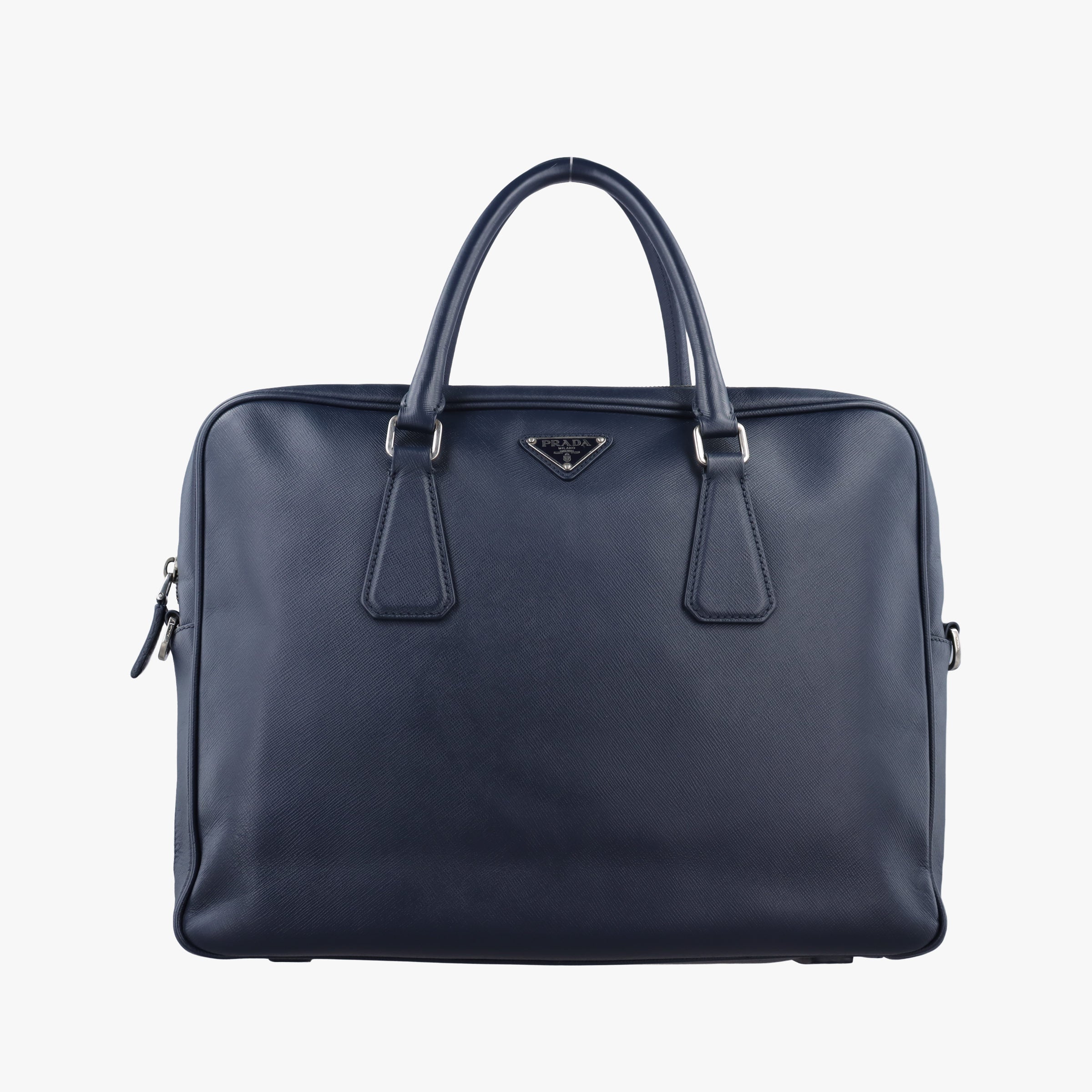 Business Briefcase Navy SAFFIANO Leather 2VE011 7/R 208ビジネス ブリーフケース ネイビー サフィアーノレザー 2VE011 7/R 208