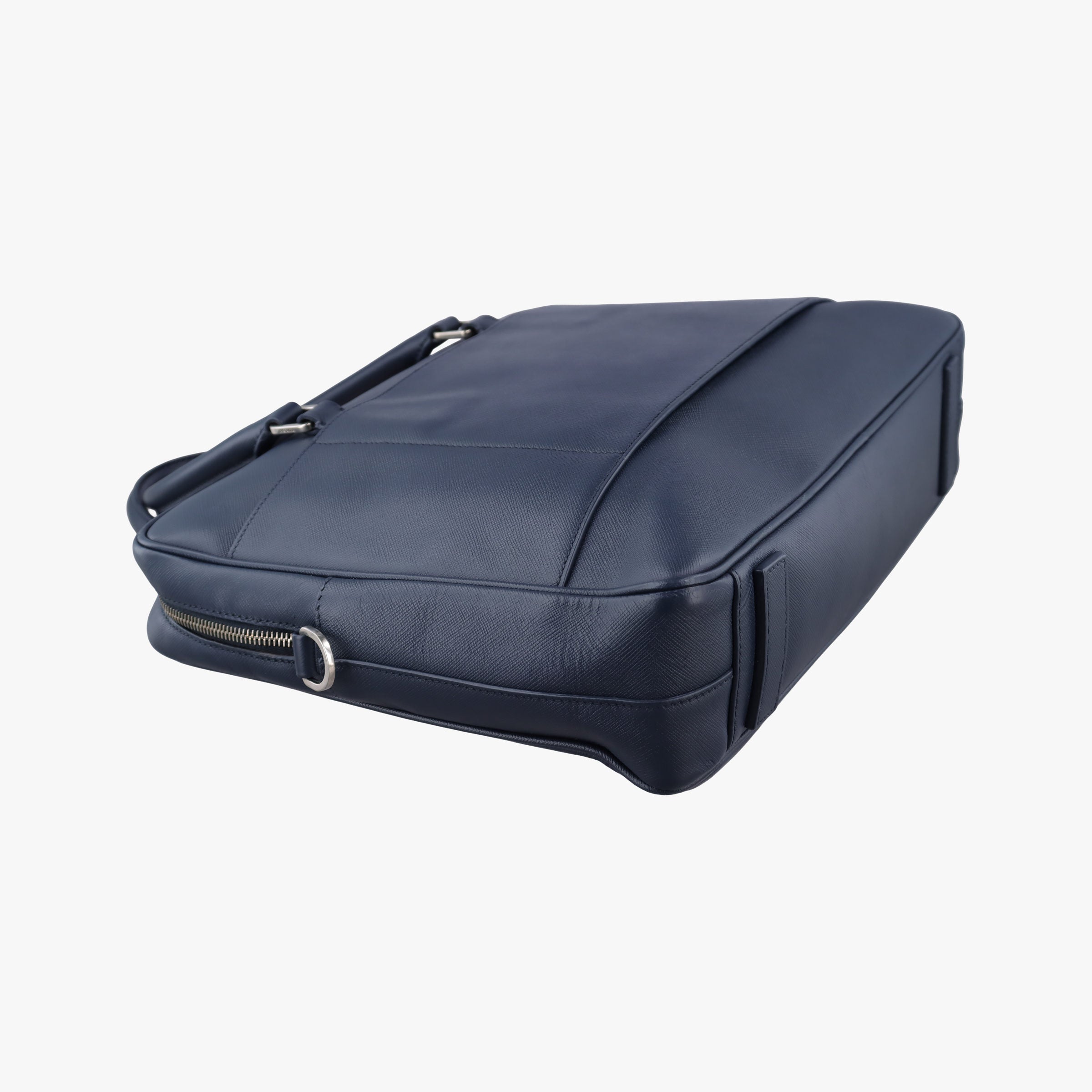 Business Briefcase Navy SAFFIANO Leather 2VE011 7/R 208ビジネス ブリーフケース ネイビー サフィアーノレザー 2VE011 7/R 208