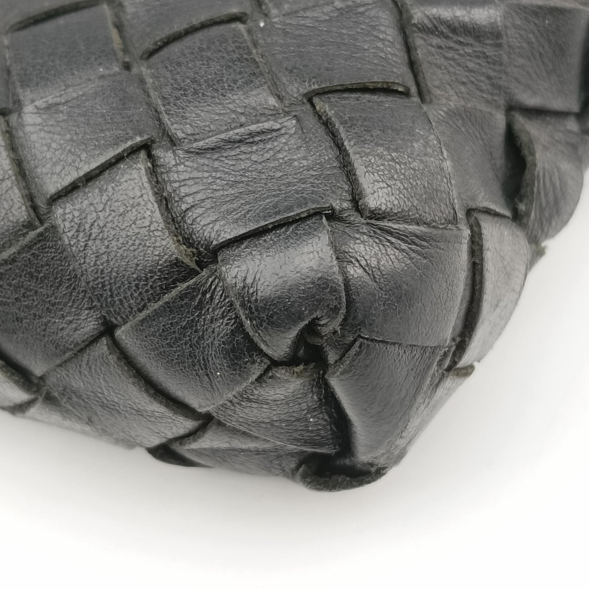 Intrecciato Black lambskin 161623 465C 1000 EPEV 2010 349 Aイントレチャート ブラック ラムスキン 161623 465C 1000 EPEV 2010 349 A