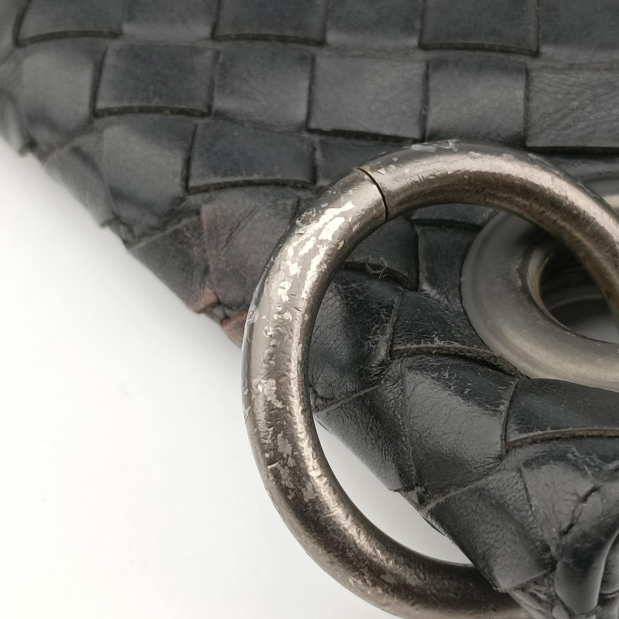 Intrecciato Black lambskin 161623 465C 1000 EPEV 2010 349 Aイントレチャート ブラック ラムスキン 161623 465C 1000 EPEV 2010 349 A