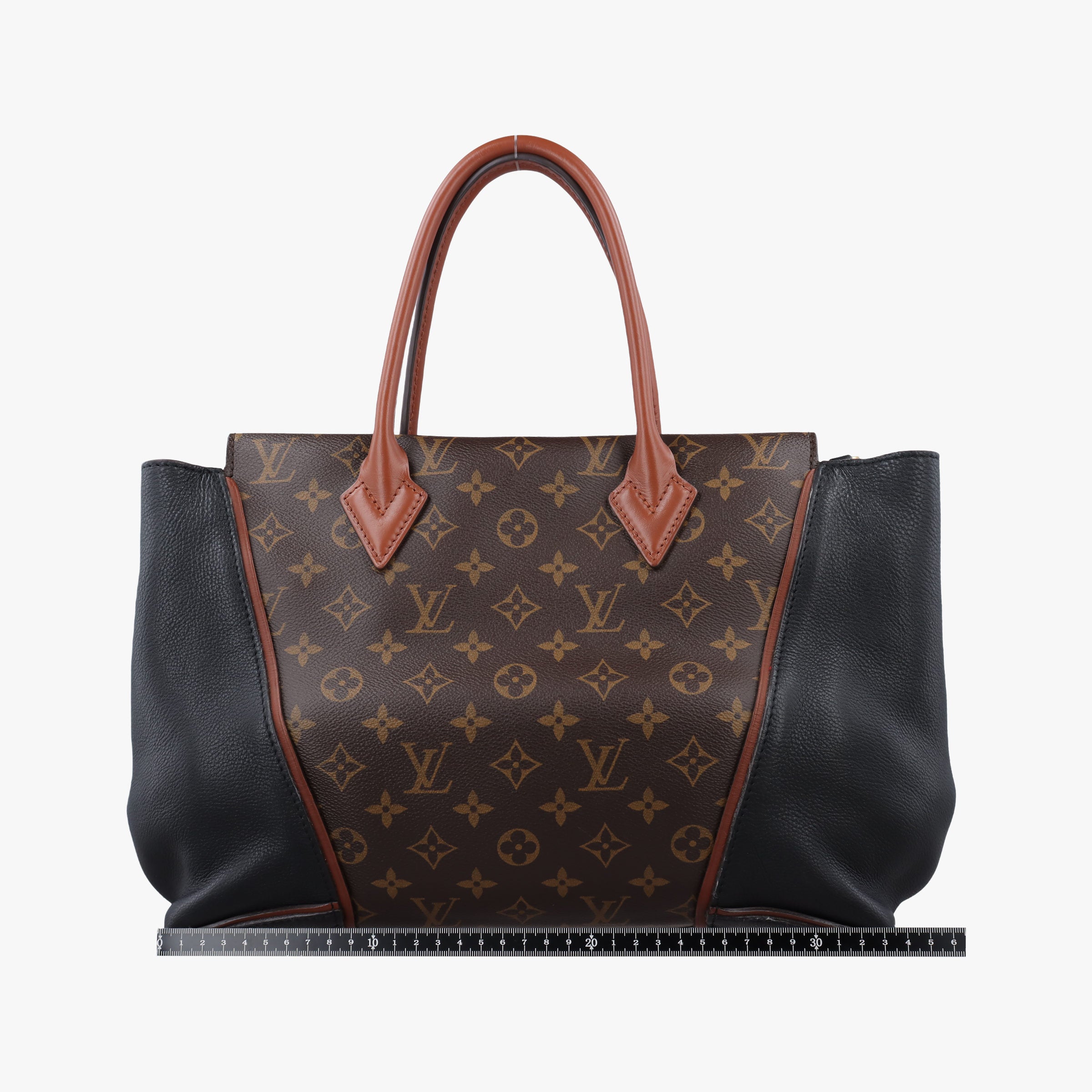 Tote W PM Brown×black Monogram Canvas×calf leather M40942 SP2133トートW PM モノグラム/ブラウン×ブラック モノグラムキャンバス×カーフレザー M40942 SP2133