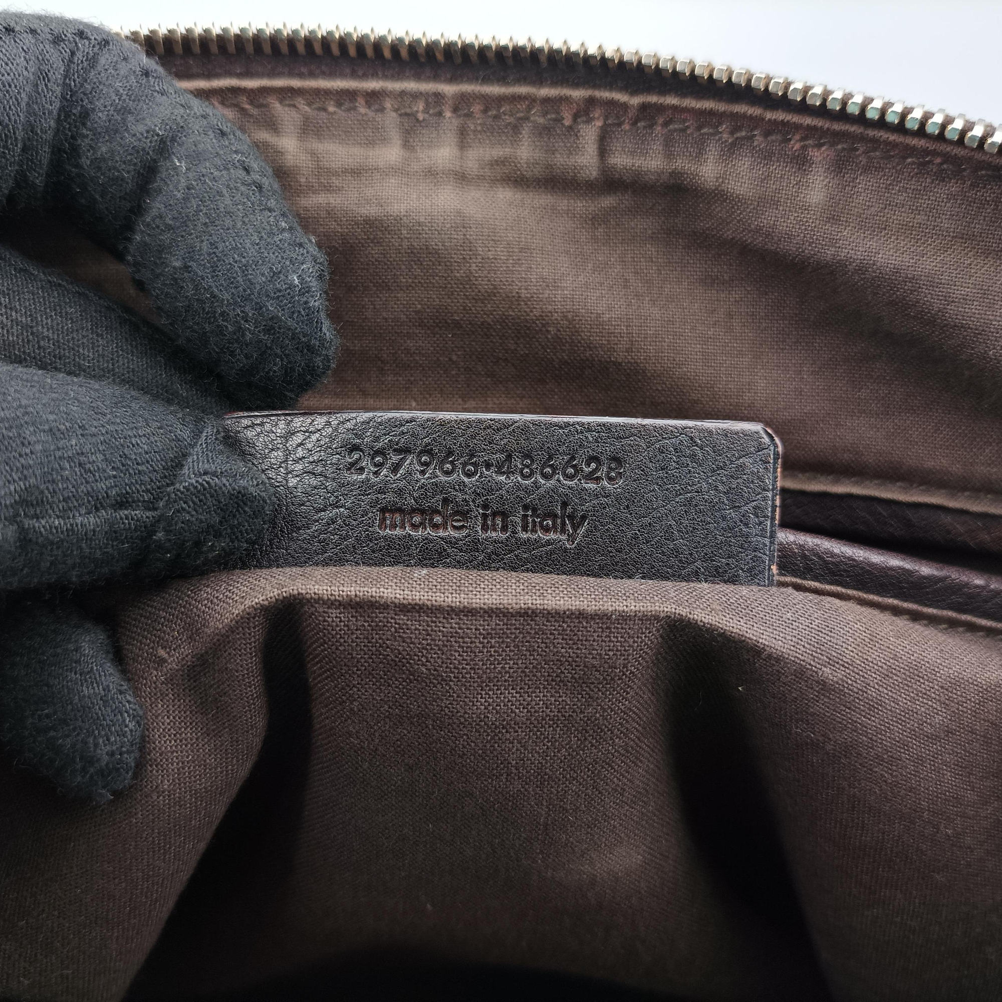 Muse Brown Embossed Leather 297966 297966.486628ミューズ ブラウン 型押しレザー 297966 297966.486628
