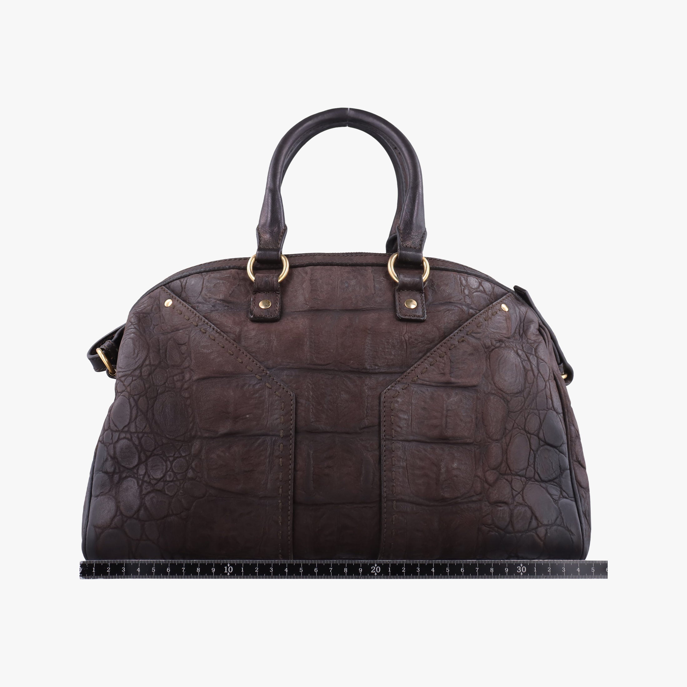 Muse Brown Embossed Leather 297966 297966.486628ミューズ ブラウン 型押しレザー 297966 297966.486628