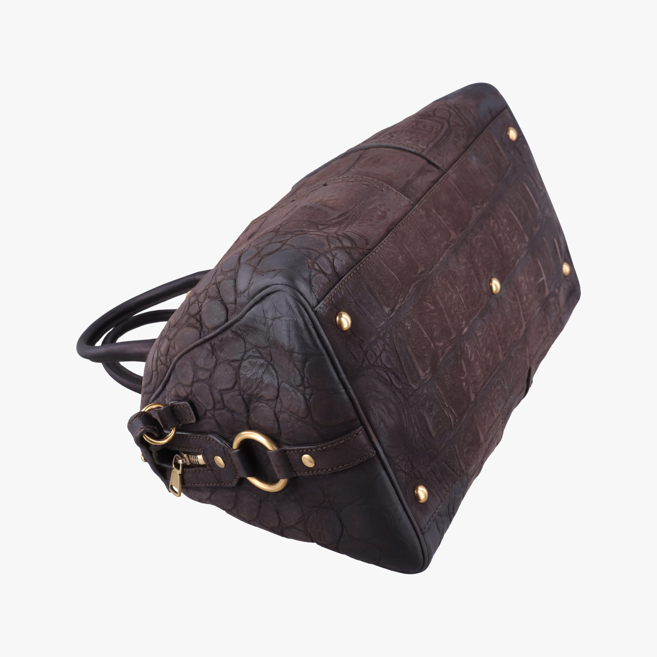 Muse Brown Embossed Leather 297966 297966.486628ミューズ ブラウン 型押しレザー 297966 297966.486628