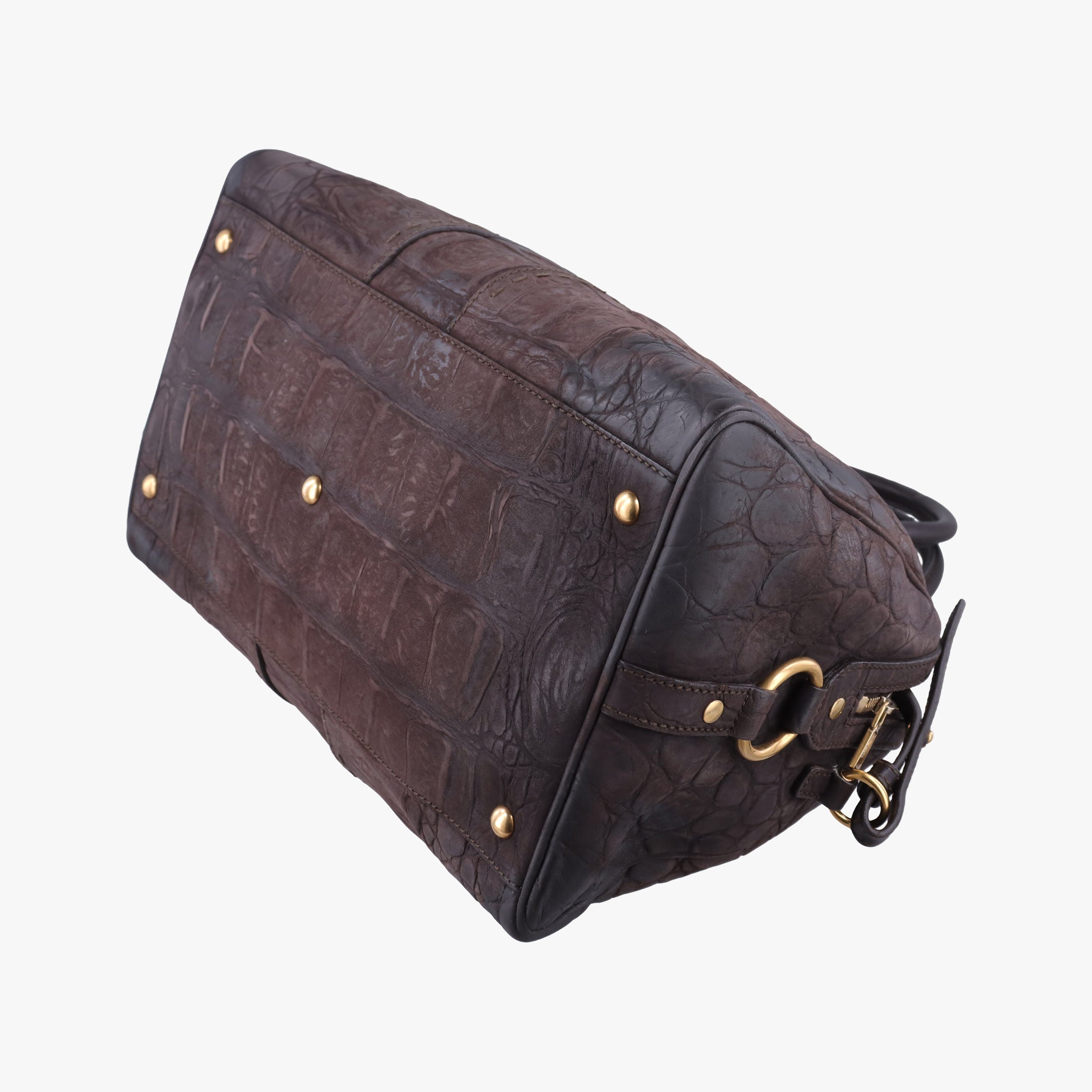 Muse Brown Embossed Leather 297966 297966.486628ミューズ ブラウン 型押しレザー 297966 297966.486628
