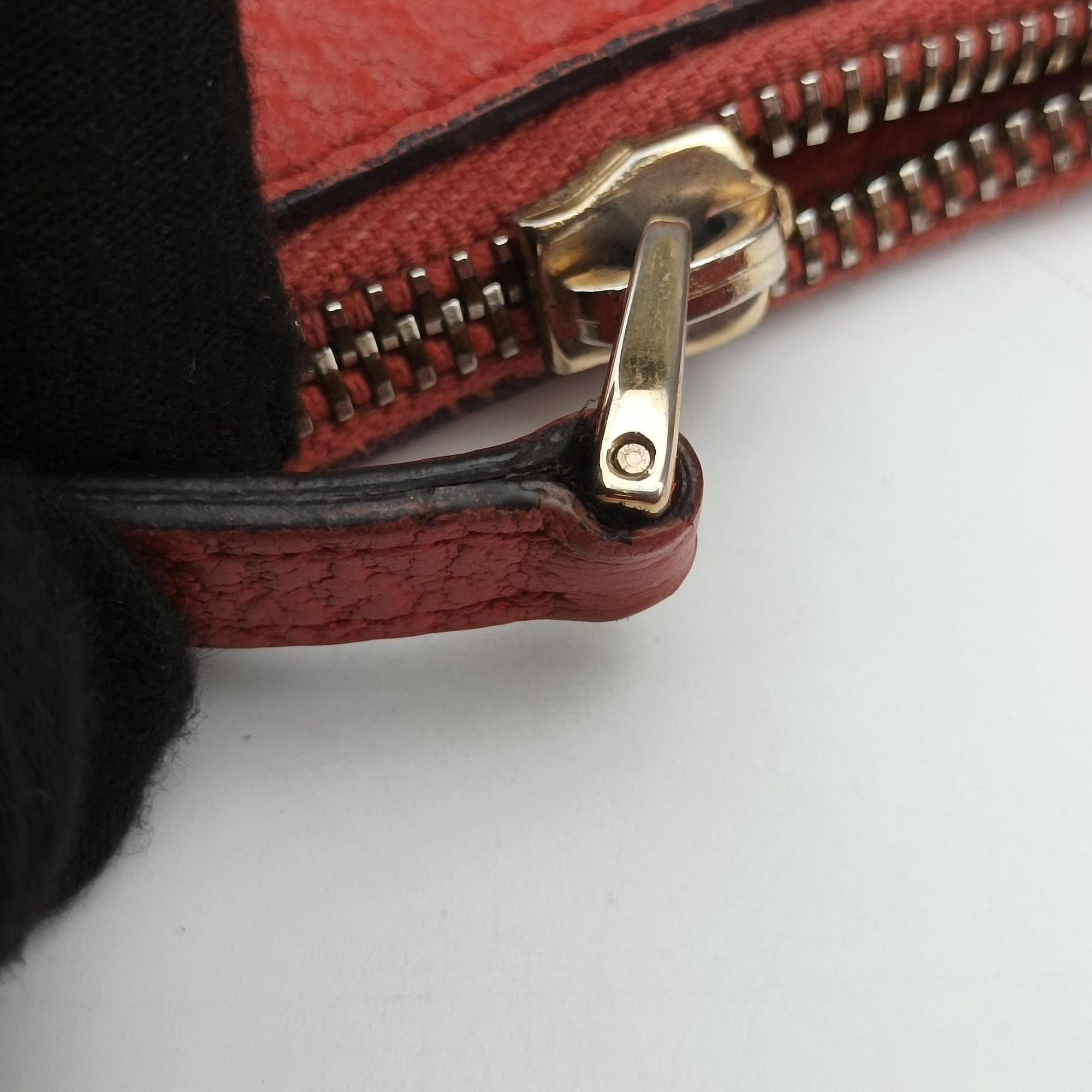 Bamboo Ring Hobo Red Leather 211519 G4517440バンブーリングホーボー レッド レザー 211519 G4517440