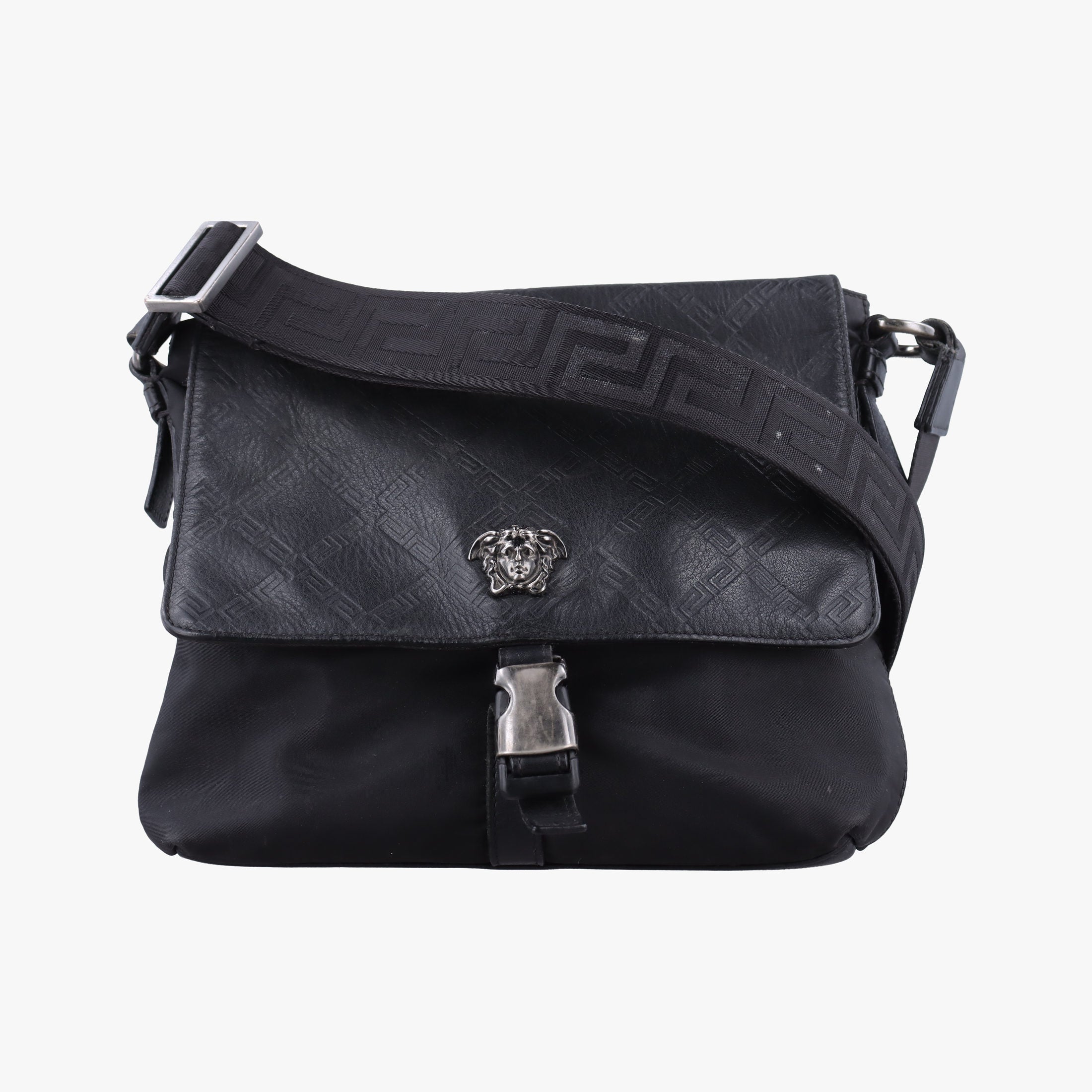 La Medusa Black Leather × Nylon CLG626431827213ラ メドゥーサ ブラック レザー × ナイロン CLG626431827213