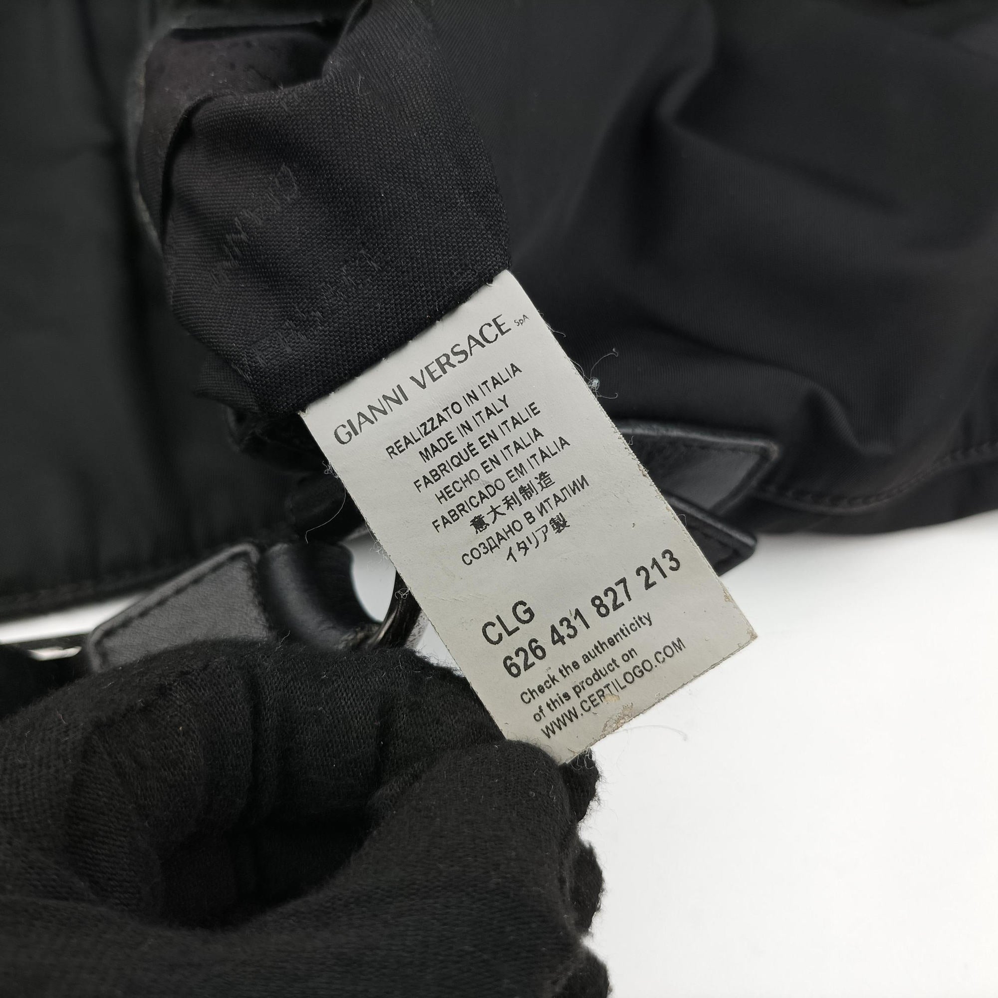 La Medusa Black Leather × Nylon CLG626431827213ラ メドゥーサ ブラック レザー × ナイロン CLG626431827213