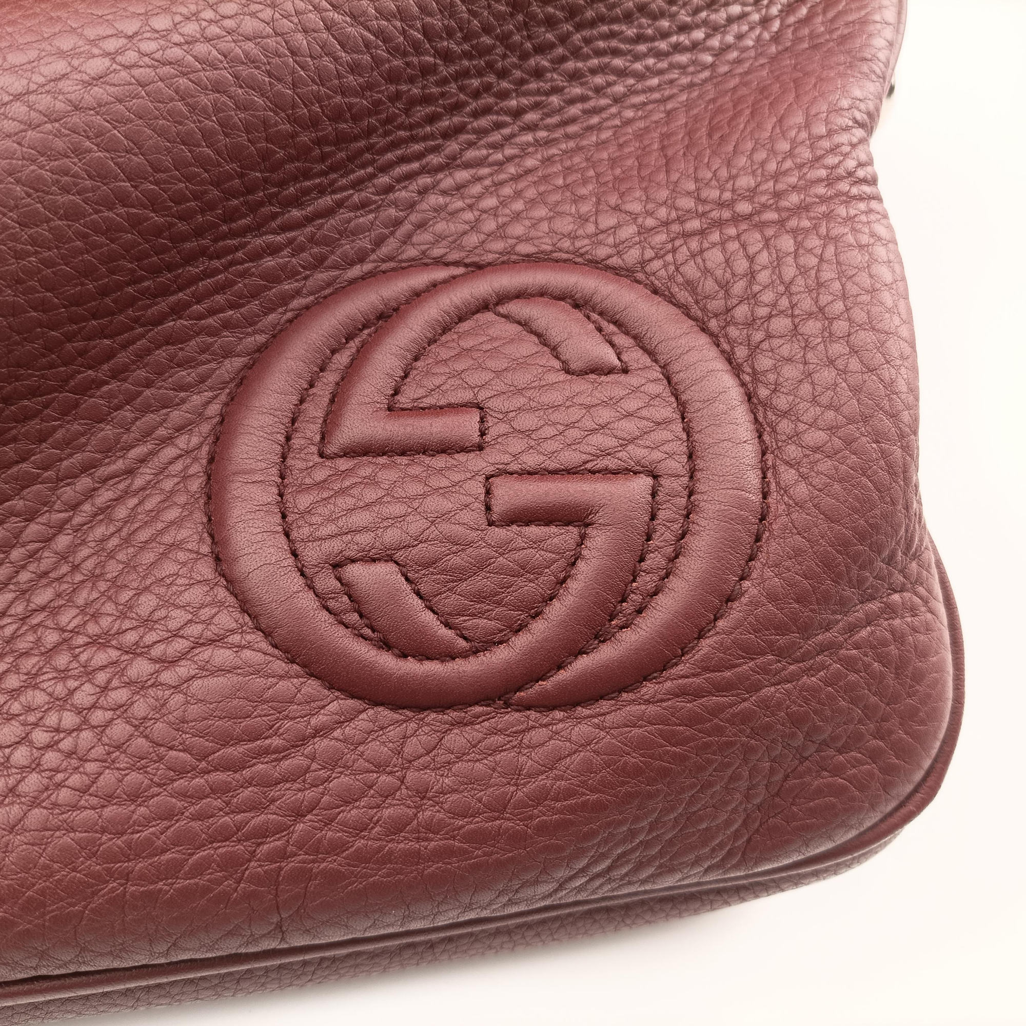 Interlocking G Soho business Burgundy Leather 322057 I014271194インターロッキングG ソーホー ビジネス ワインレッド レザー 322057 I014271194