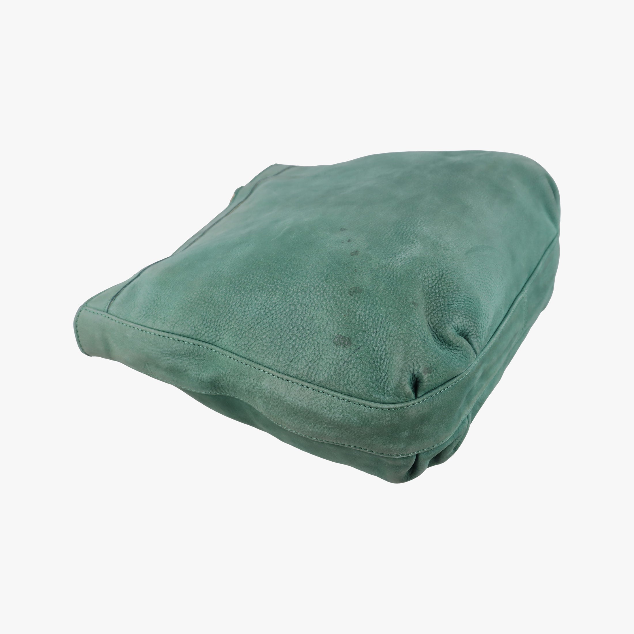 Mia FF Logo Emerald Green Leather 8BR615 8BR651-DRD 2461-119ミア FFロゴ エメラルドグリーン レザー 8BR615 8BR651-DRD 2461-119
