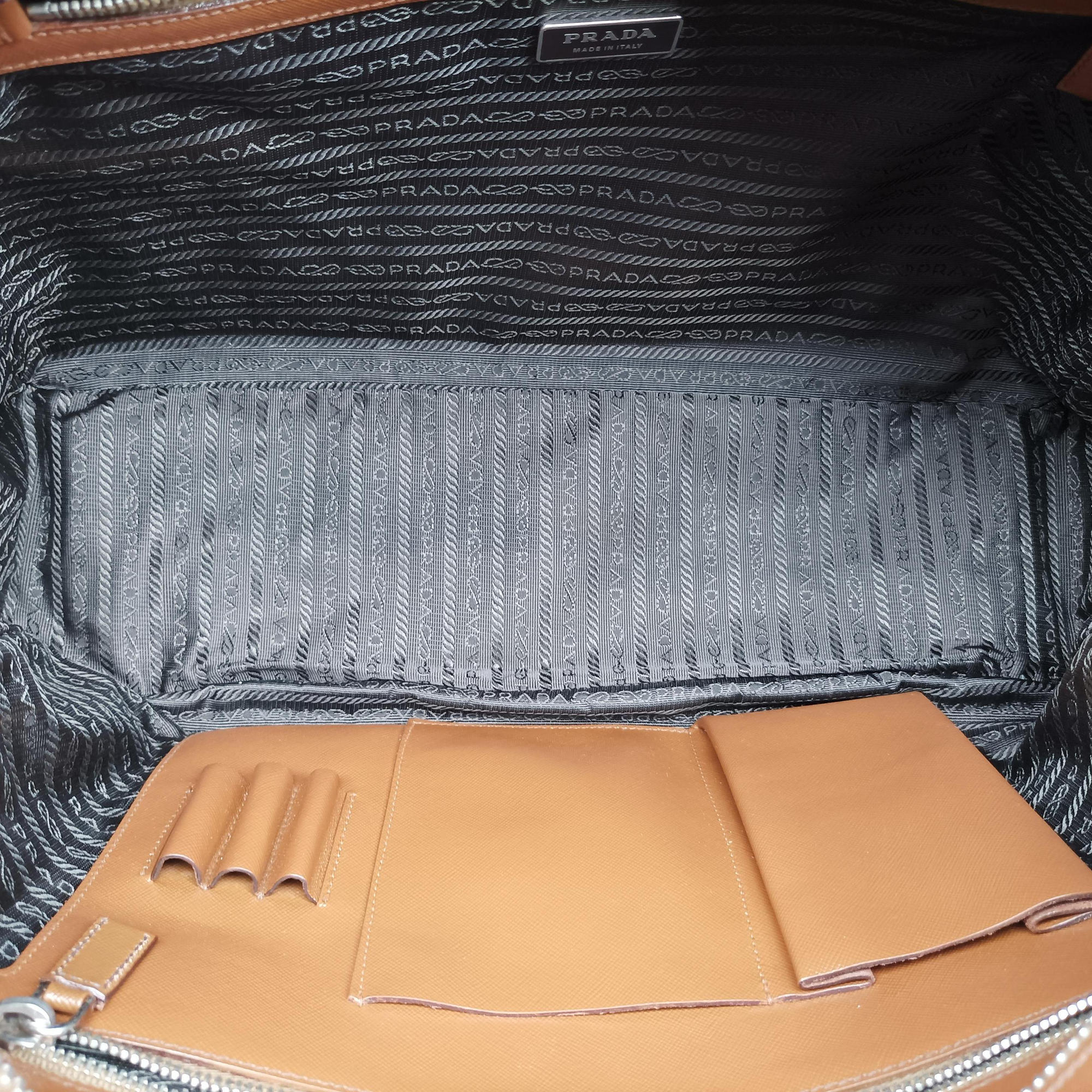 business bag briefcase Brown SAFFIANO Leather 2VE363 3 113ビジネスバッグ ブリーフケース ブラウン サフィアーノレザー 2VE363 3 113