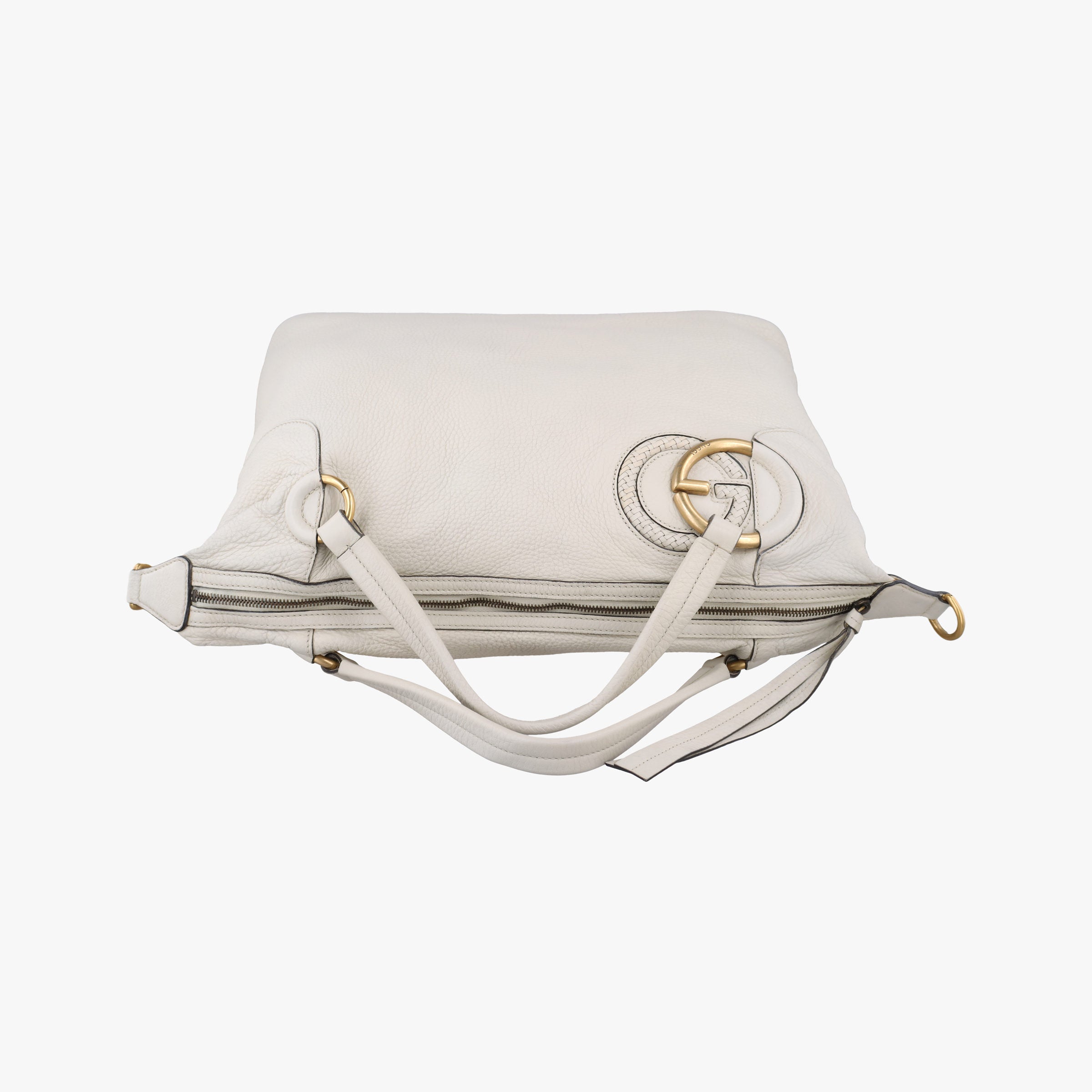 Twill Interlocking G White Leather 309529 C013202839列ツイル インターロッキングG ホワイト レザー 309529 C013202839