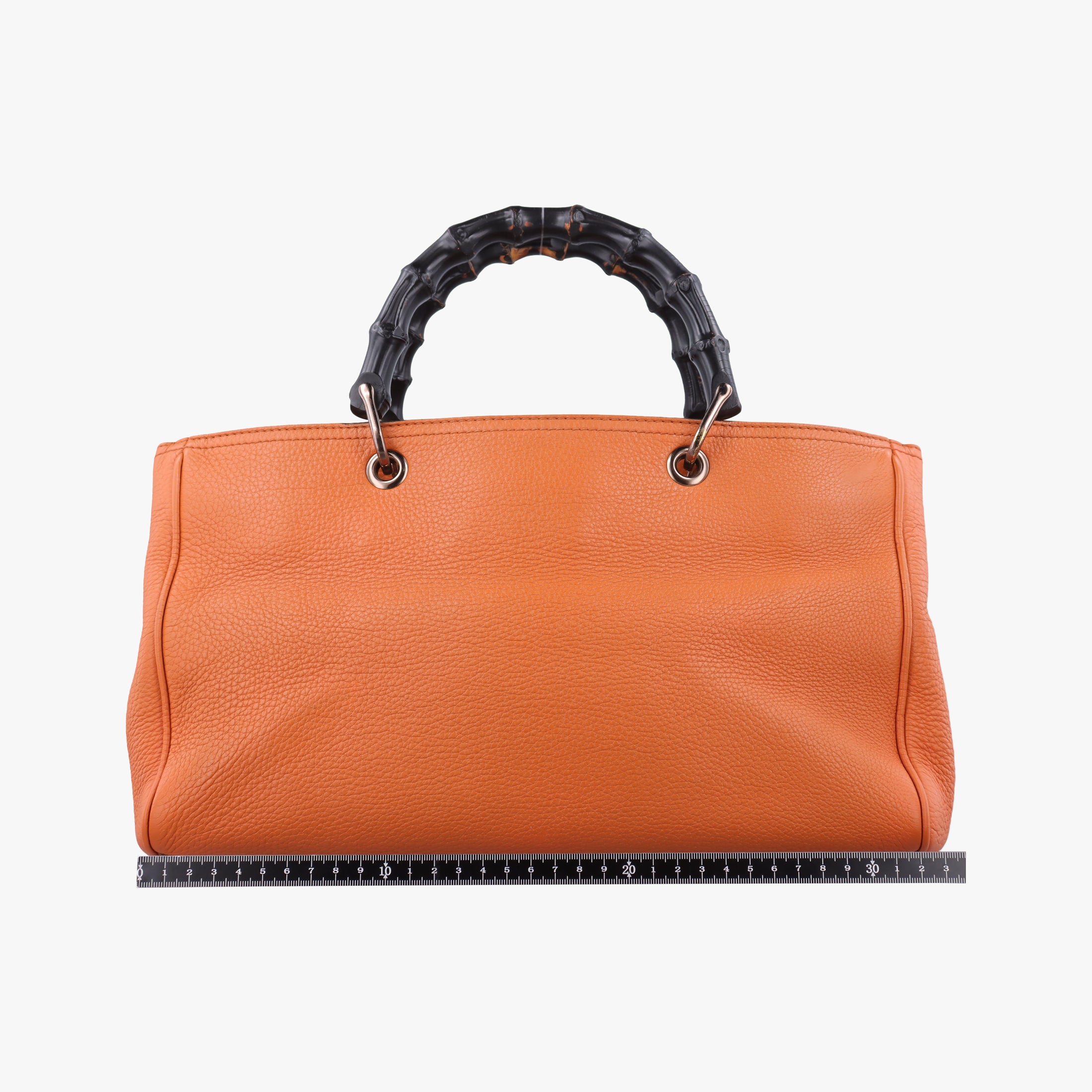 Bamboo Shopper Orange Leather 323660 H015887680バンブーショッパー オレンジ レザー 323660 H015887680