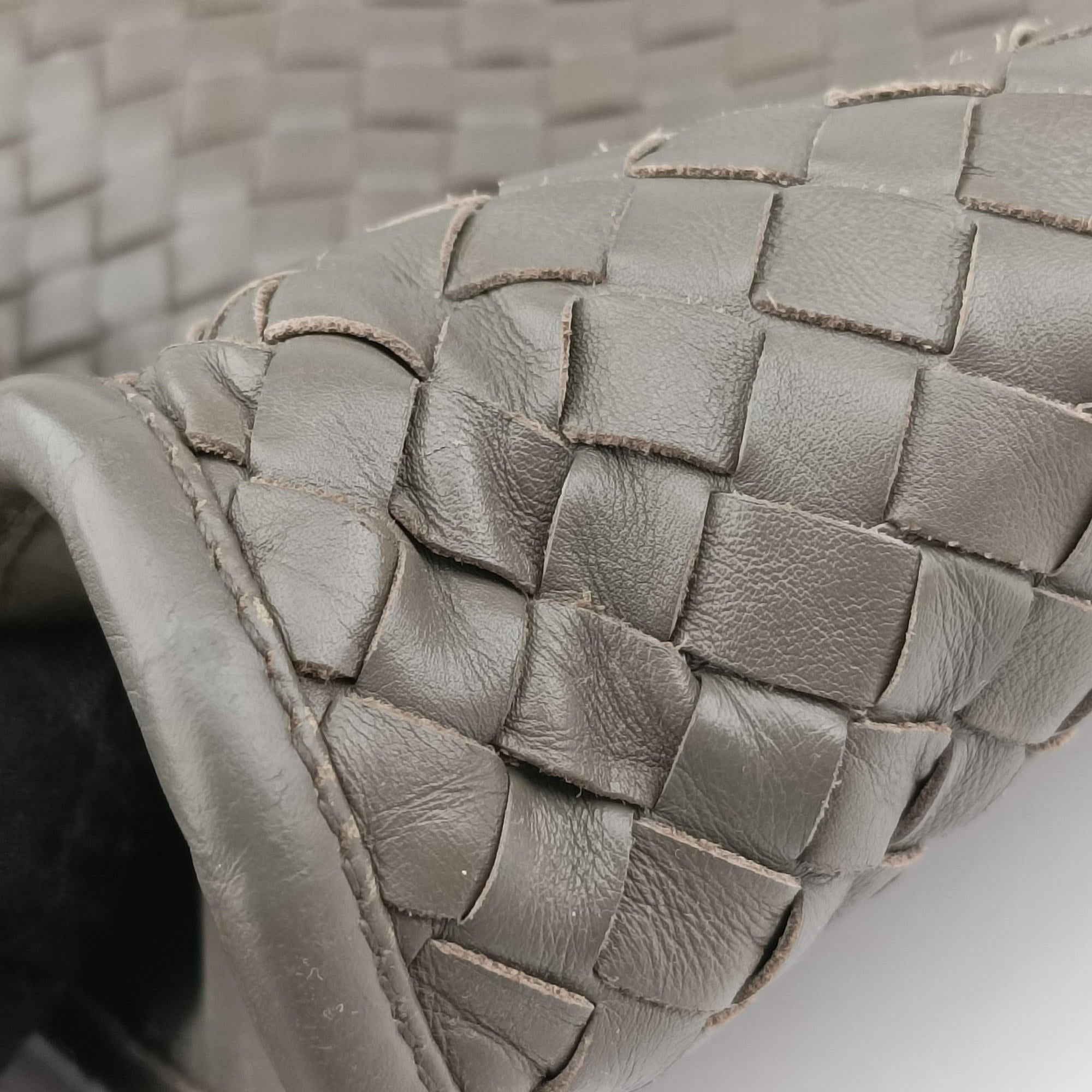 Intrecciato Grey lambskin B00771083Qイントレチャート グレー ラムスキン B00771083Q