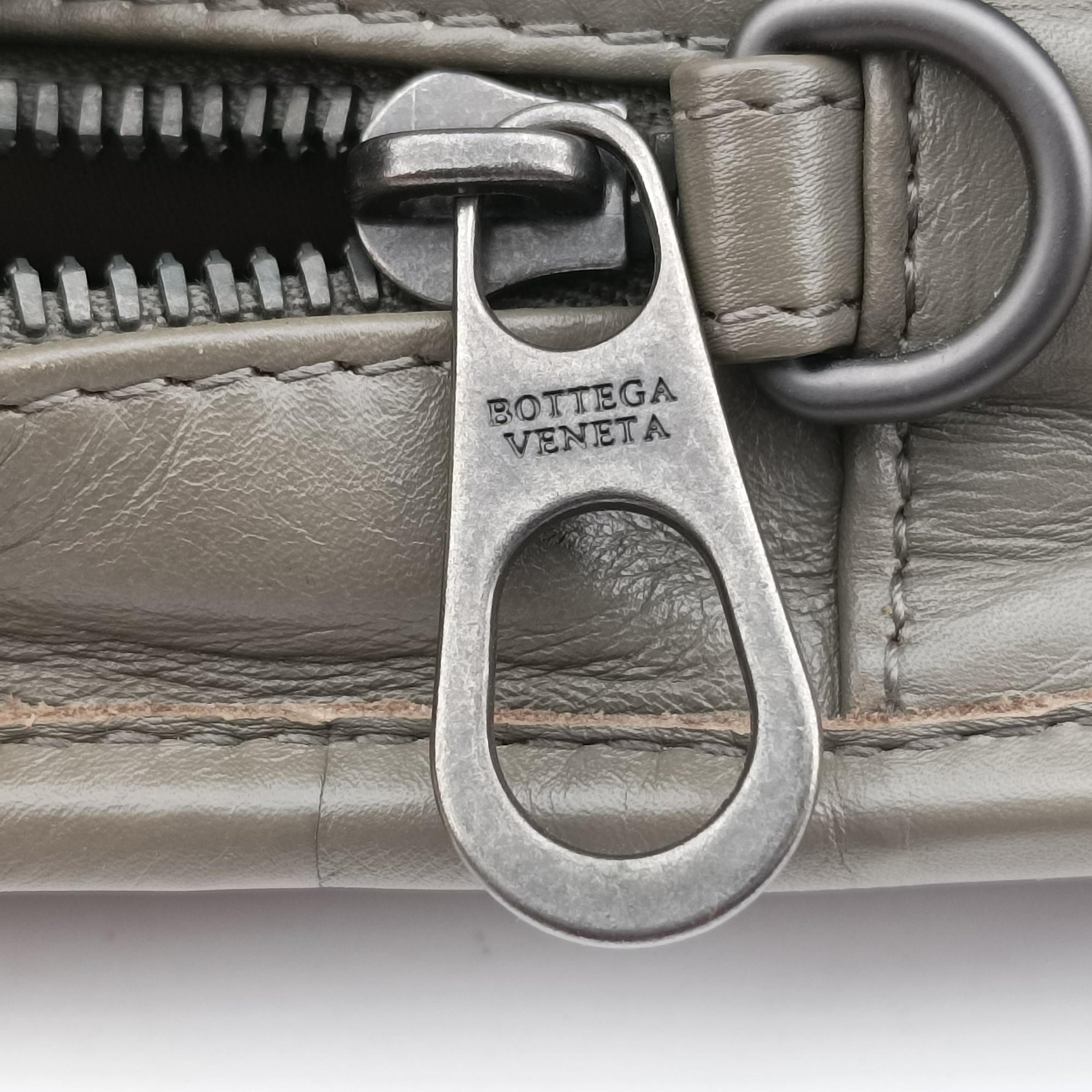 Intrecciato Grey lambskin B00771083Qイントレチャート グレー ラムスキン B00771083Q