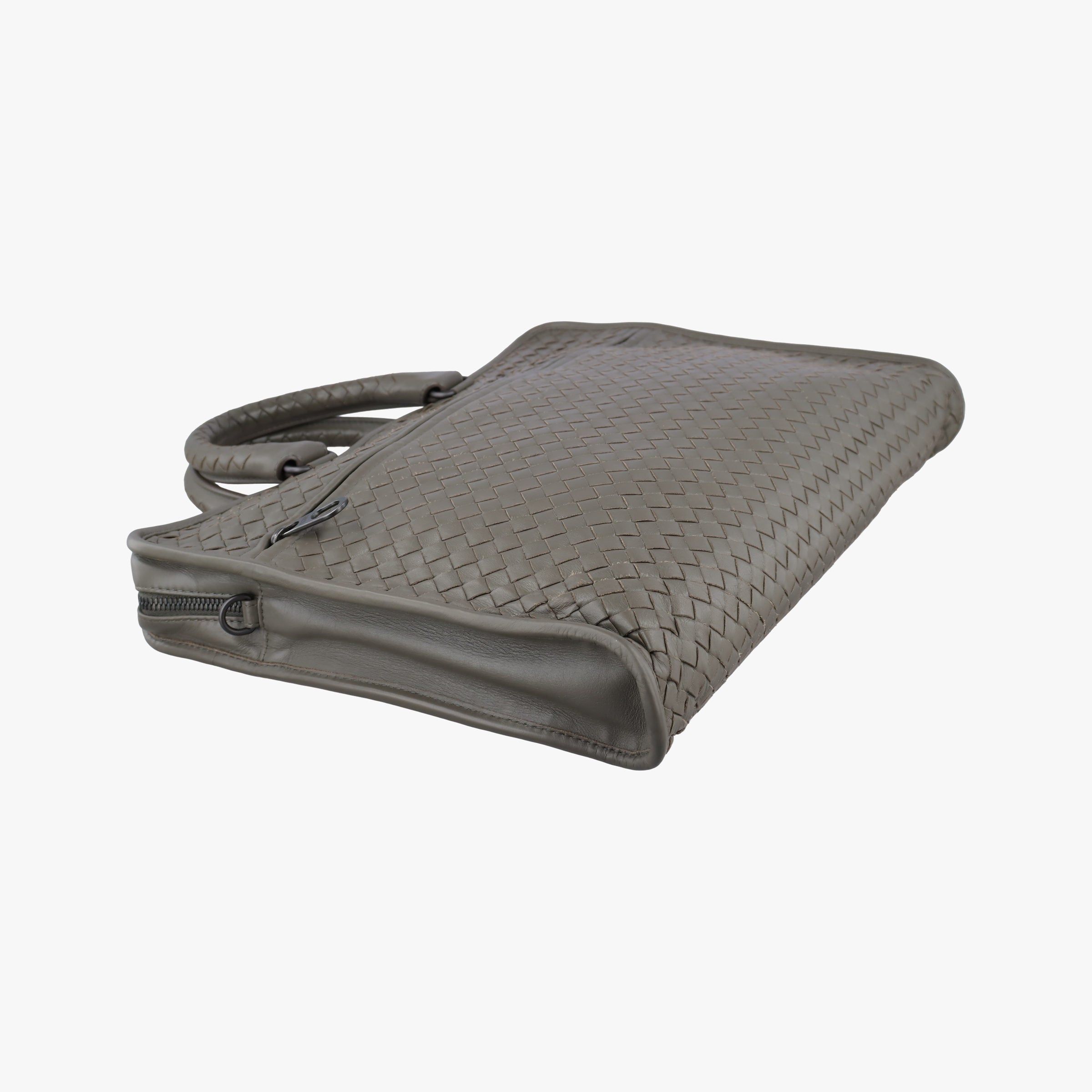 Intrecciato Grey lambskin B00771083Qイントレチャート グレー ラムスキン B00771083Q