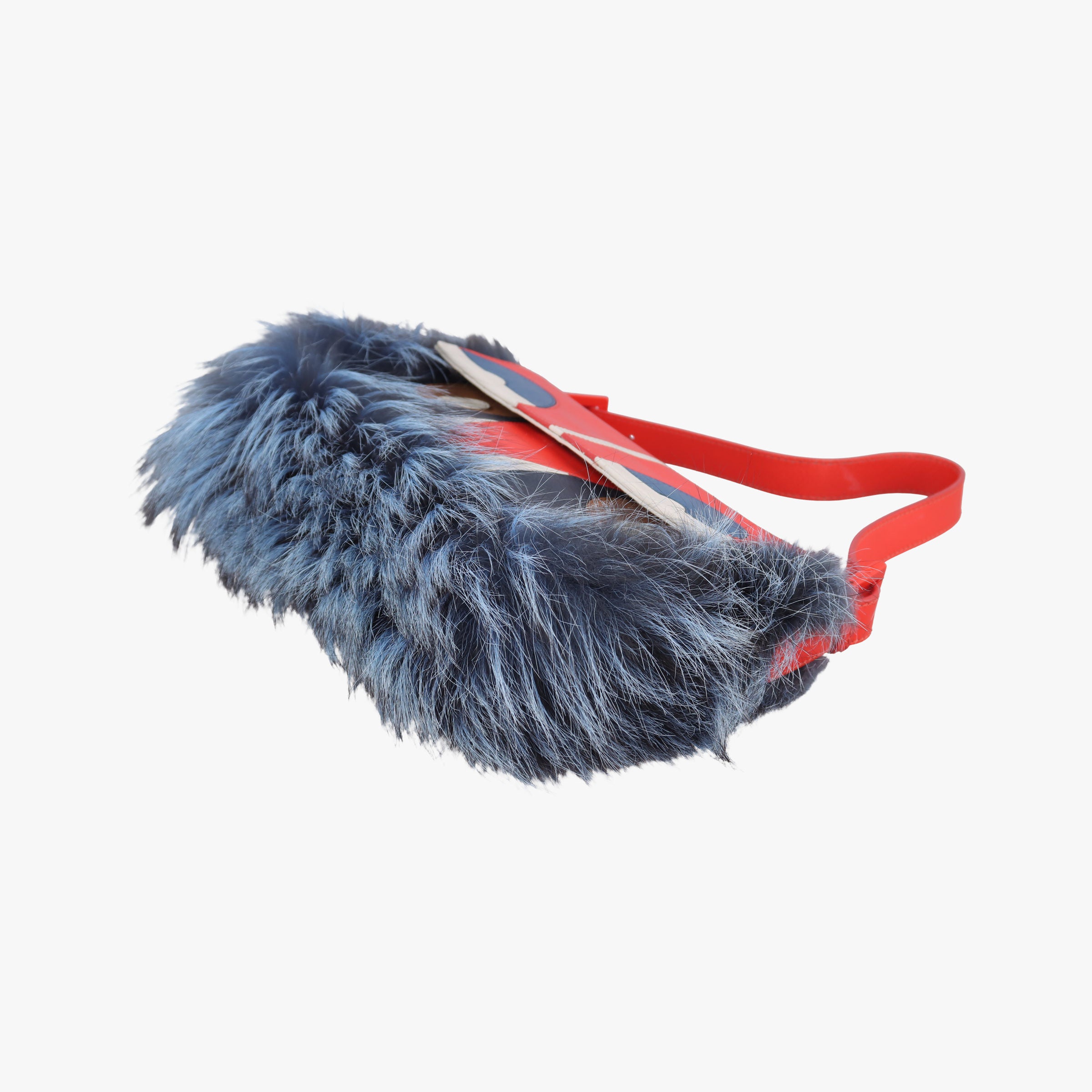 Bag Bugs Monster Red × Blue Calfskin × Fox Fur × Mink Lot number unknownバッグバグズ モンスター レッド × ブルー カーフレザー × フォックスファー 製番不明