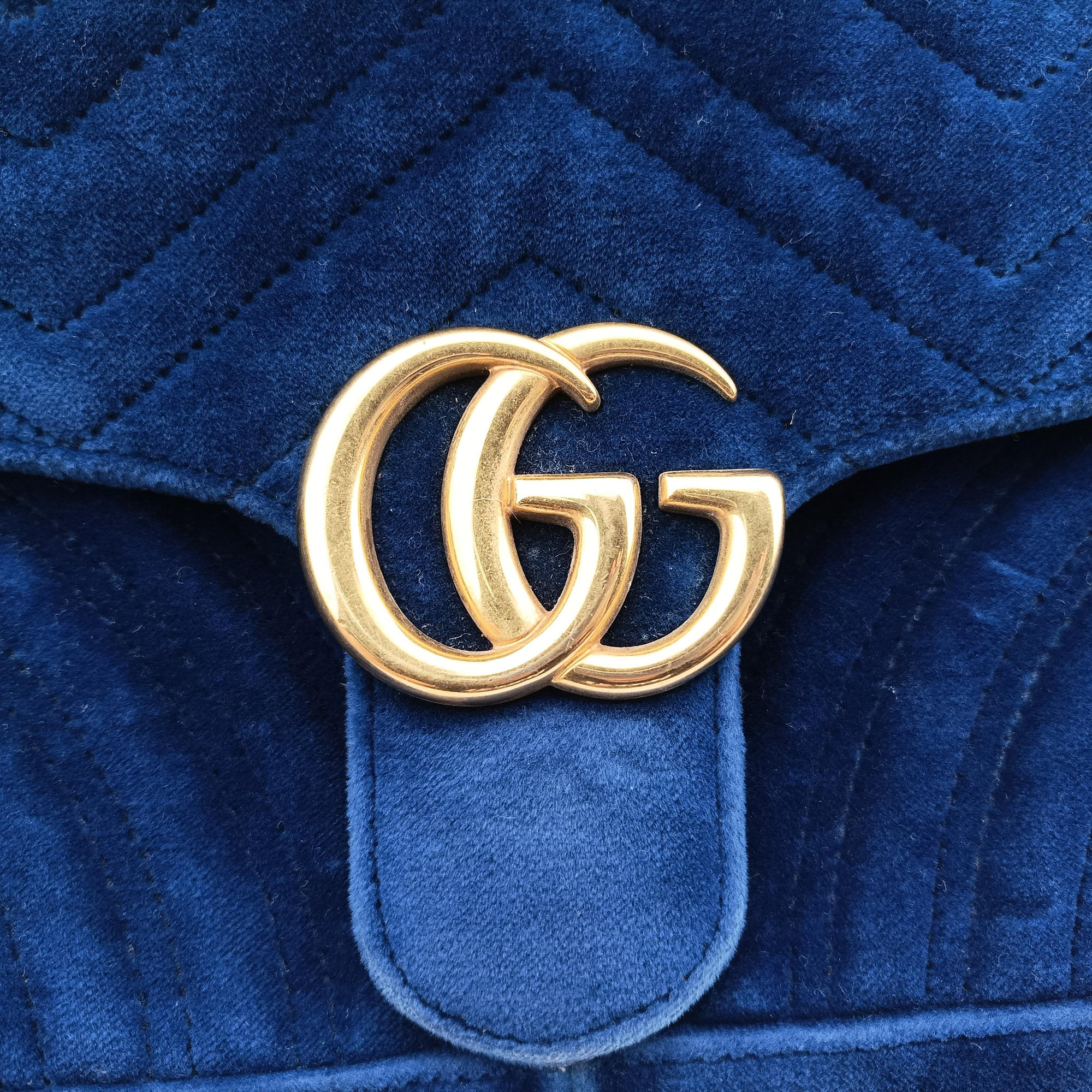 GG Marmont Blue velour 446744 E024214219GGマーモント ブルー ベロア 446744 E024214219