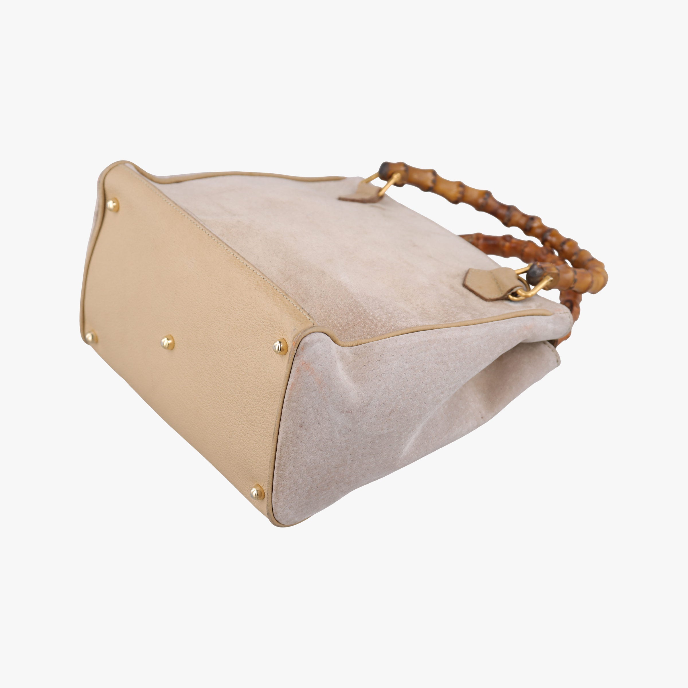 bamboo Beige Suede× Leather 001.12 バンブー ベージュ スエード× レザー 001.12