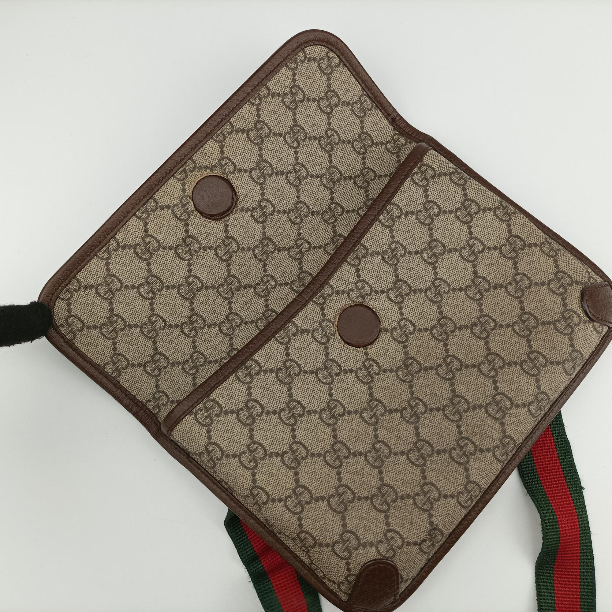 NEO VINTAGE GG Supreme Brown PVC coated canvas×Leather 493930 H030165709ネオ ヴィンテージ GGスプリーム ブラウン PVCコーティングキャンバス×レザー 493930 H030165709