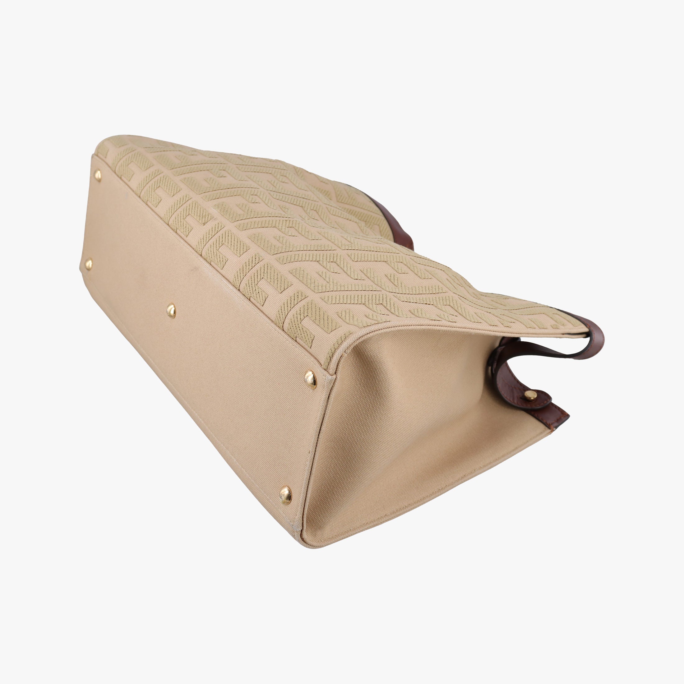 Peekaboo Beige canvas×leather 8BH374 8BH374-A9P6-218-12035ピーカブー ベージュ キャンバス×レザー 8BH374 8BH374-A9P6-218-12035