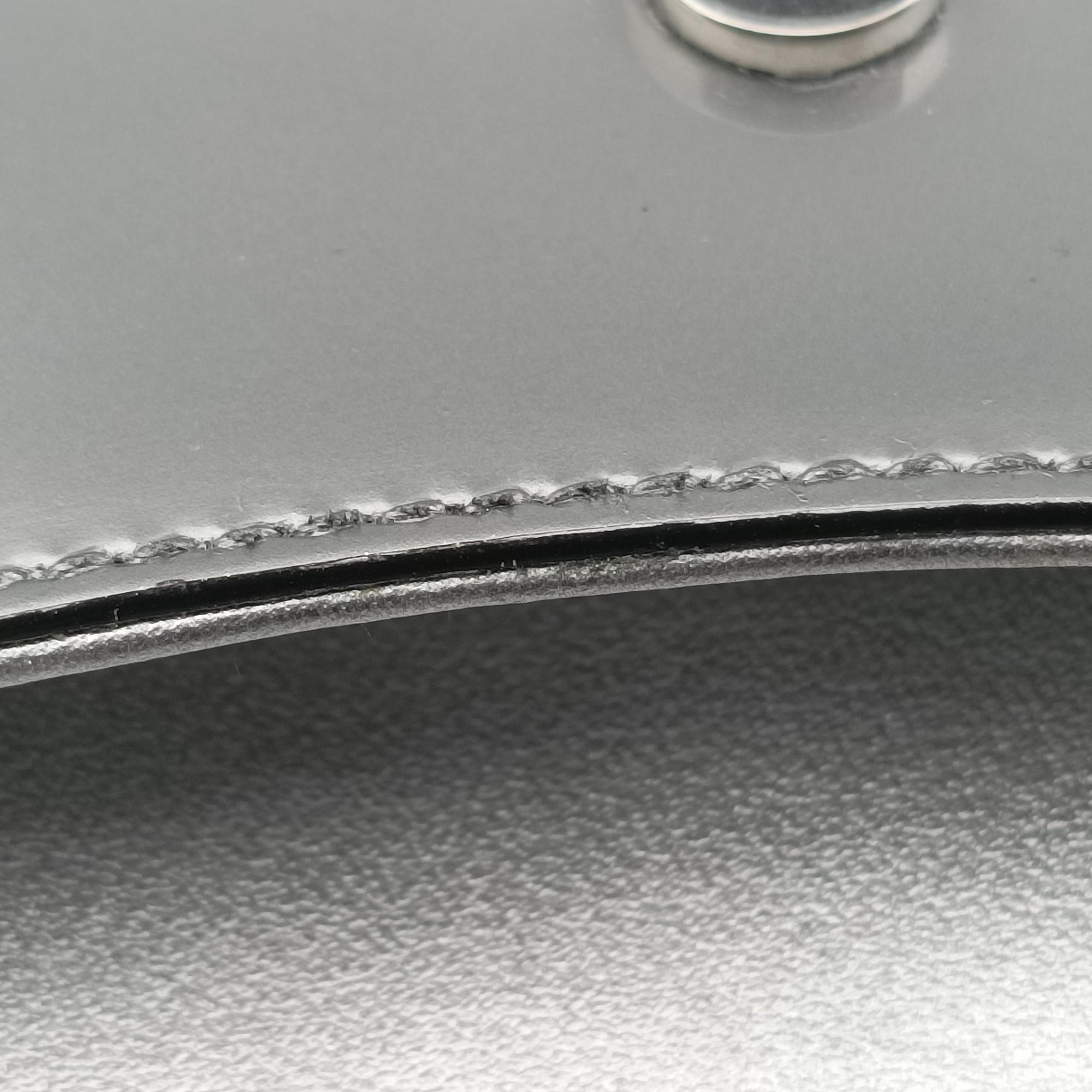 Cleo Flap Silver Leather 7/Dクレオフラップ シルバー レザー 7/D