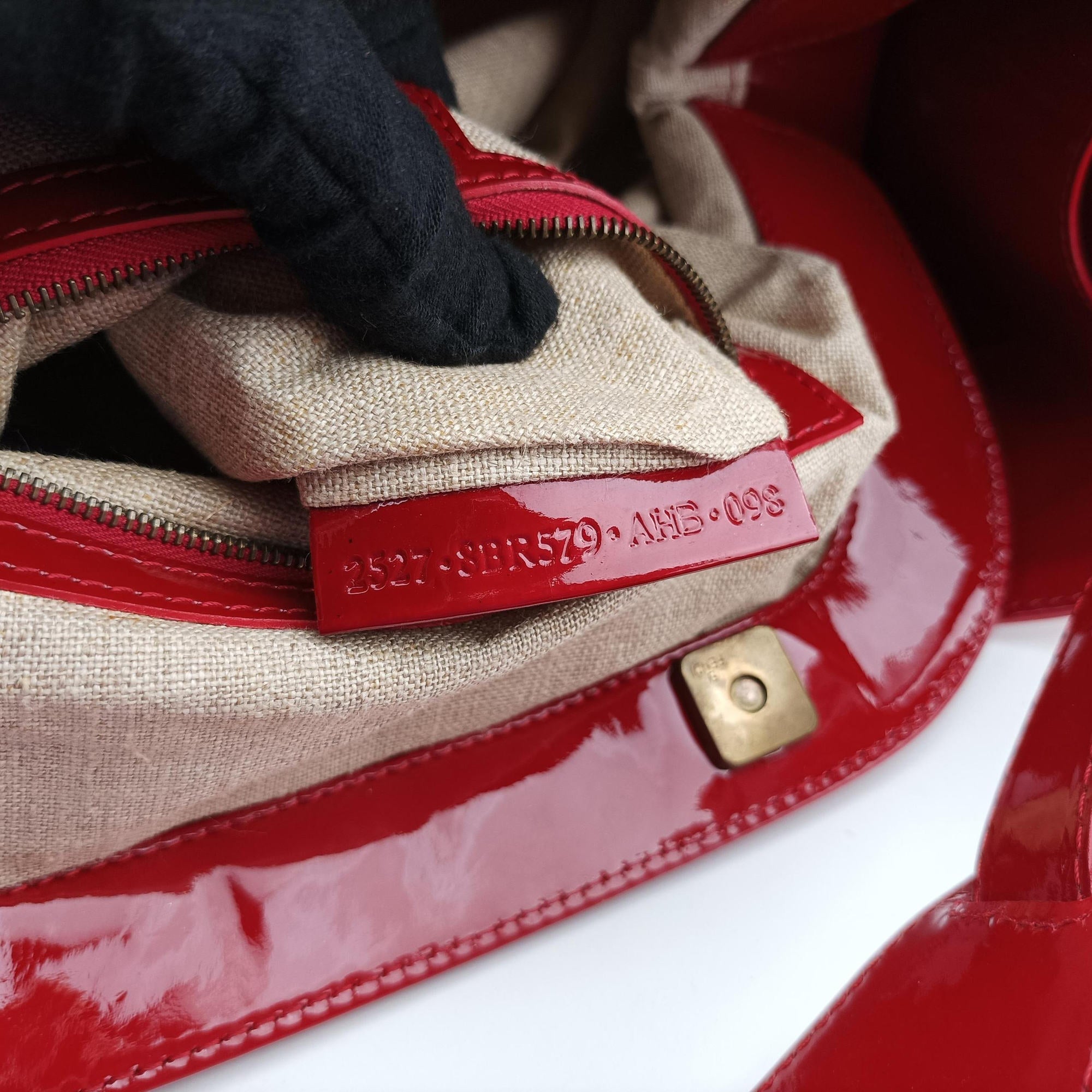 Toile de Cuir Red Leather × Patent 8BR579 2527-8BR579-AHB-098トワル・ド・キュイール レッド レザー × エナメル 8BR579 2527-8BR579-AHB-098