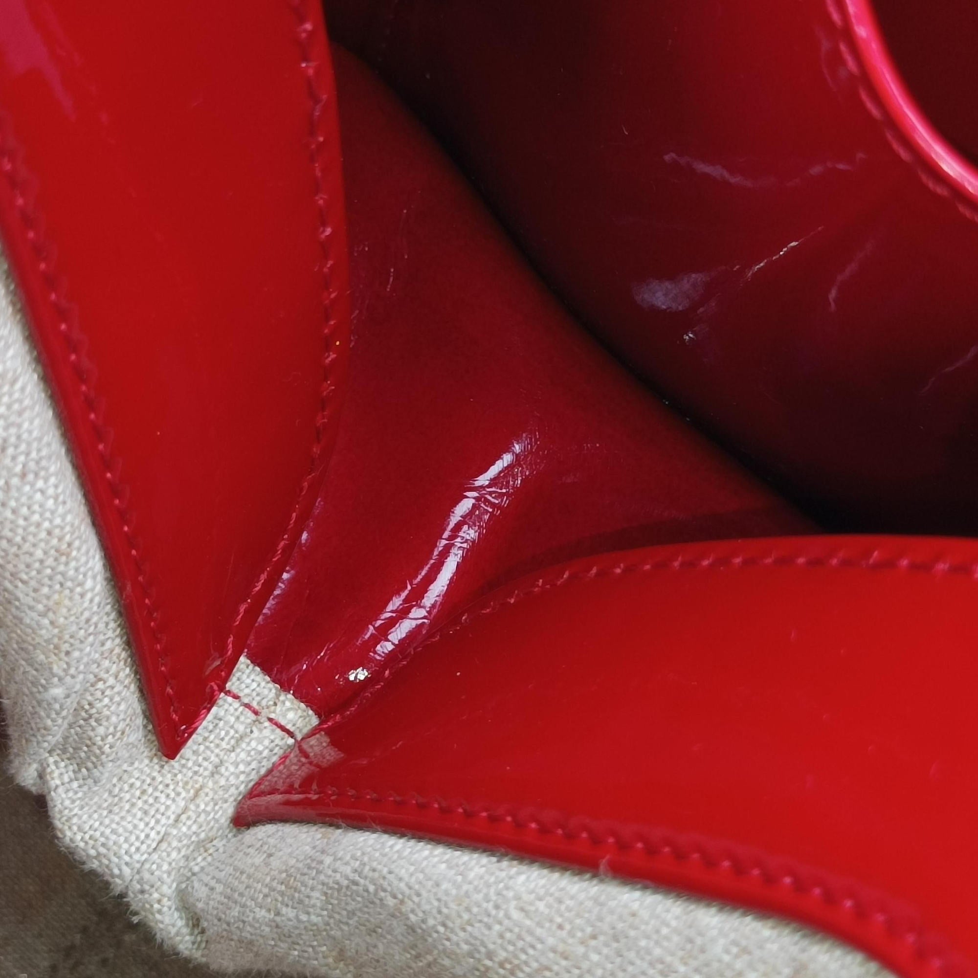 Toile de Cuir Red Leather × Patent 8BR579 2527-8BR579-AHB-098トワル・ド・キュイール レッド レザー × エナメル 8BR579 2527-8BR579-AHB-098