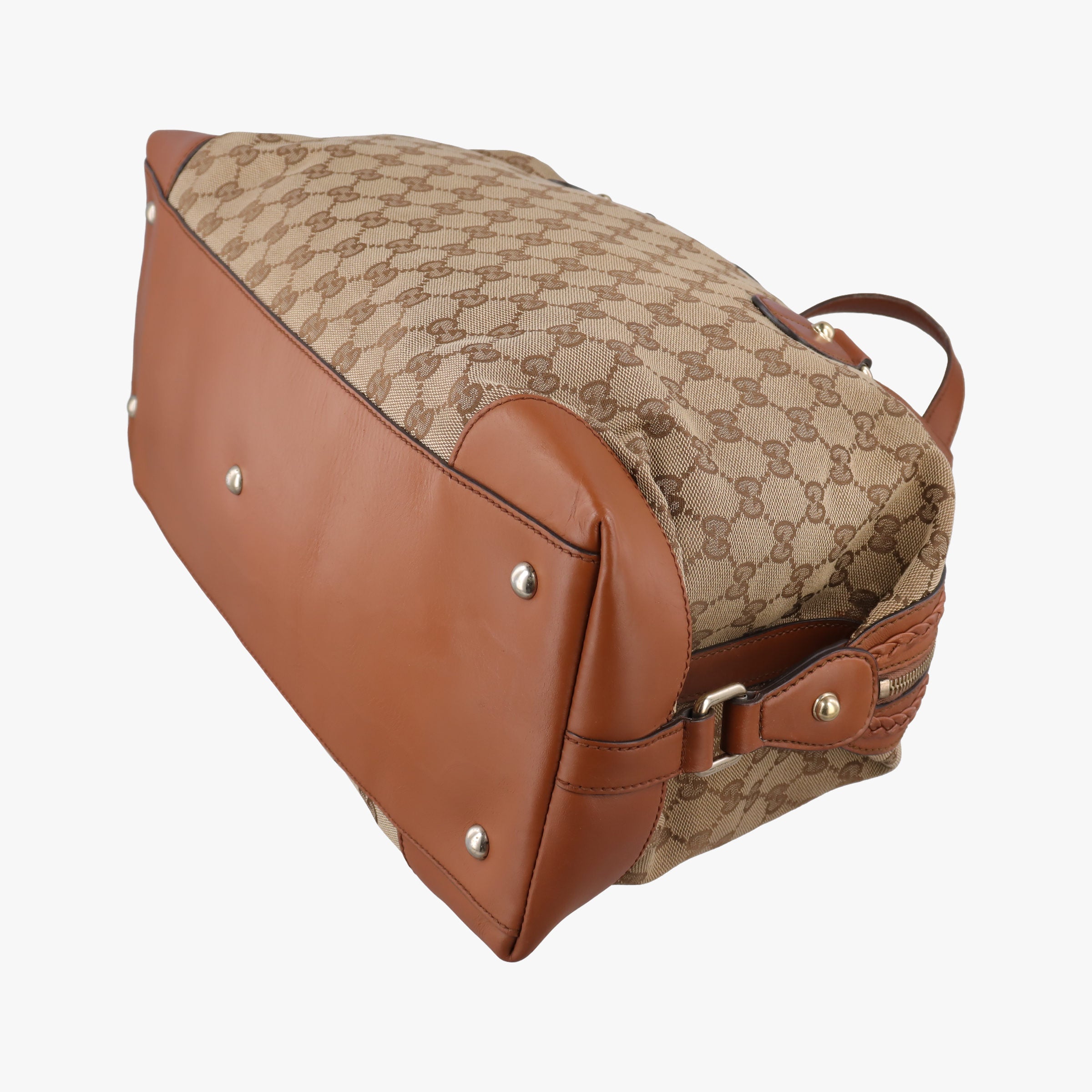 Brick Lane Brown canvas×leather 296897 F012126683ブリックレーン ブラウン キャンバス×レザー 296897 F012126683