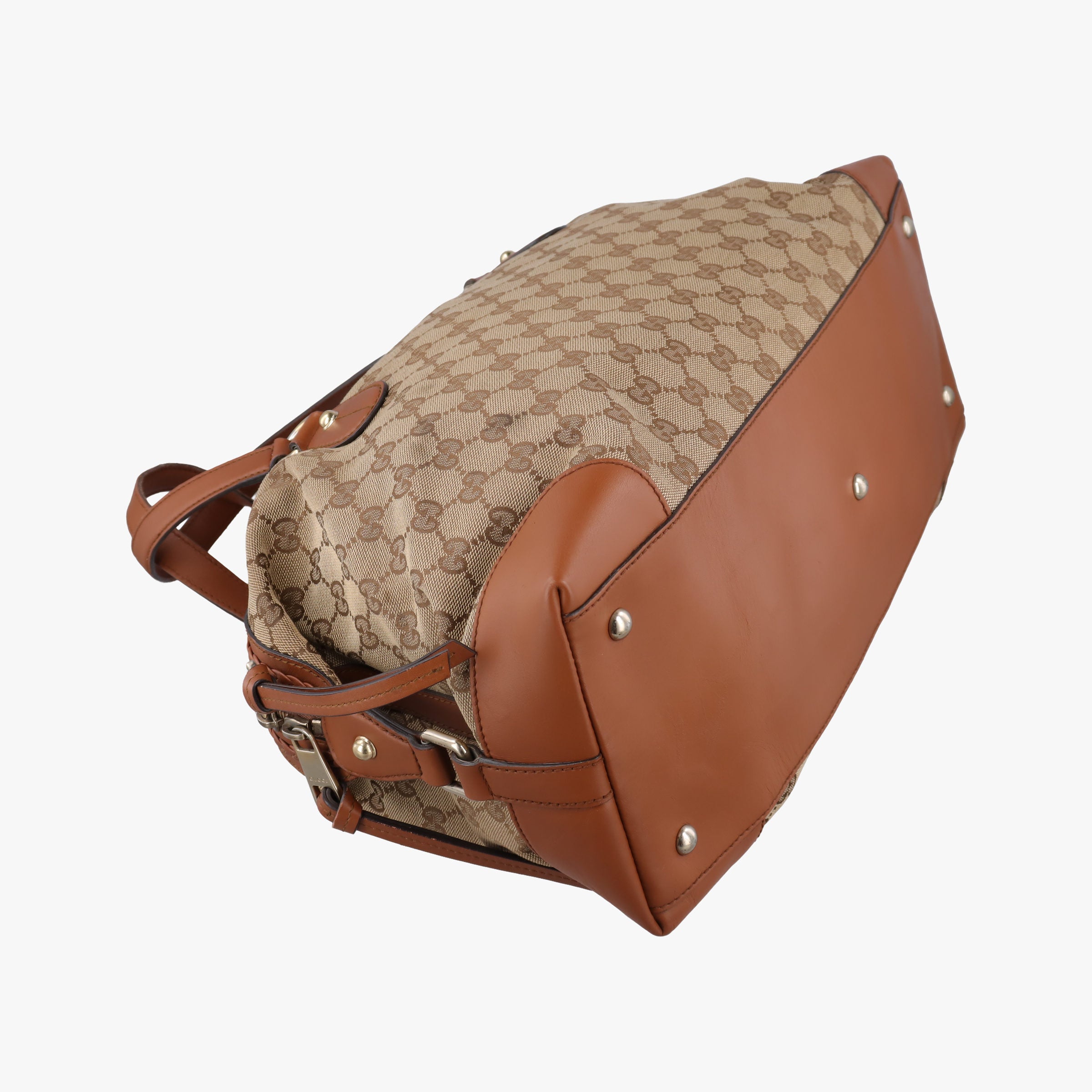 Brick Lane Brown canvas×leather 296897 F012126683ブリックレーン ブラウン キャンバス×レザー 296897 F012126683