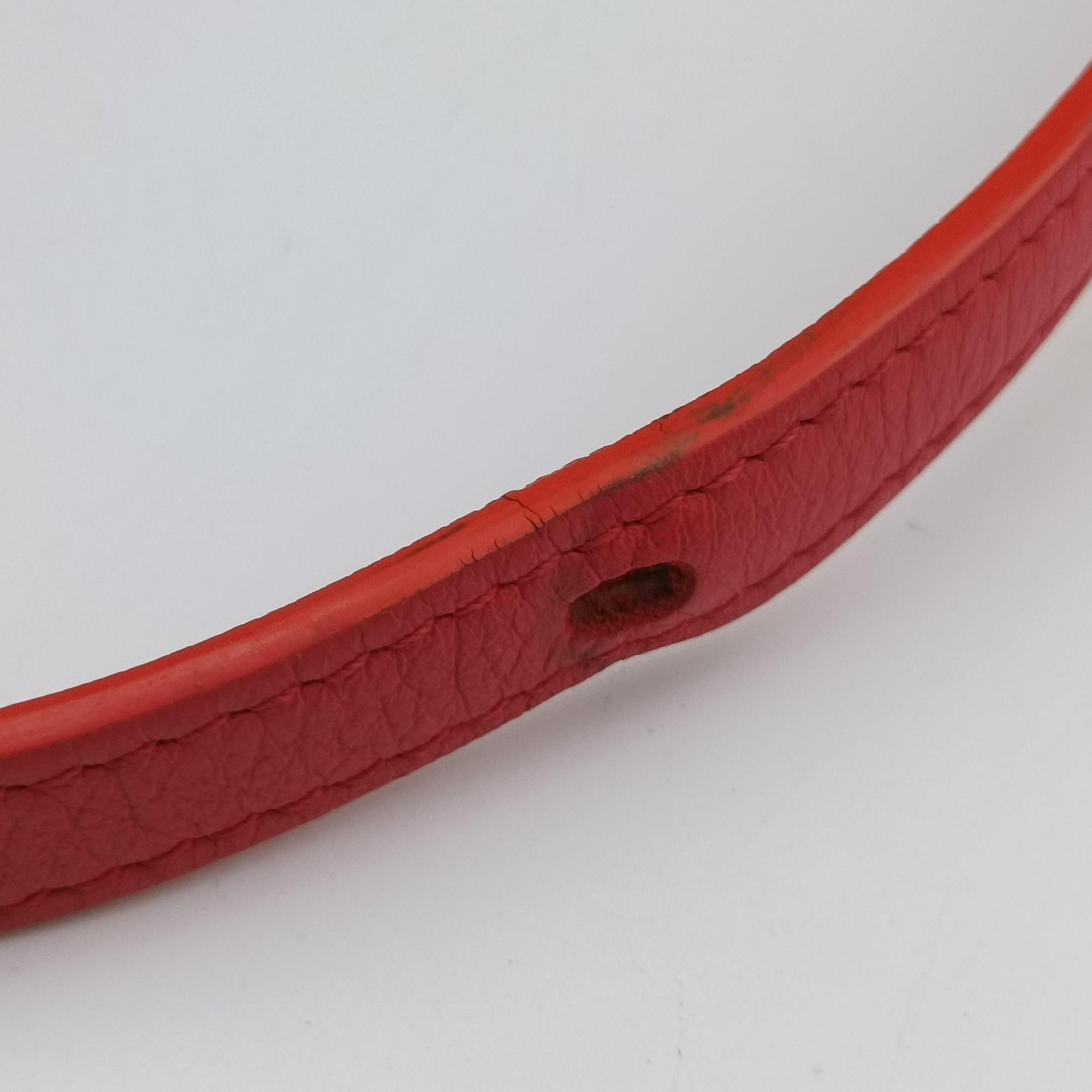 Pin Mini Bucket Red Leather パン ミニ バケット レッド レザー