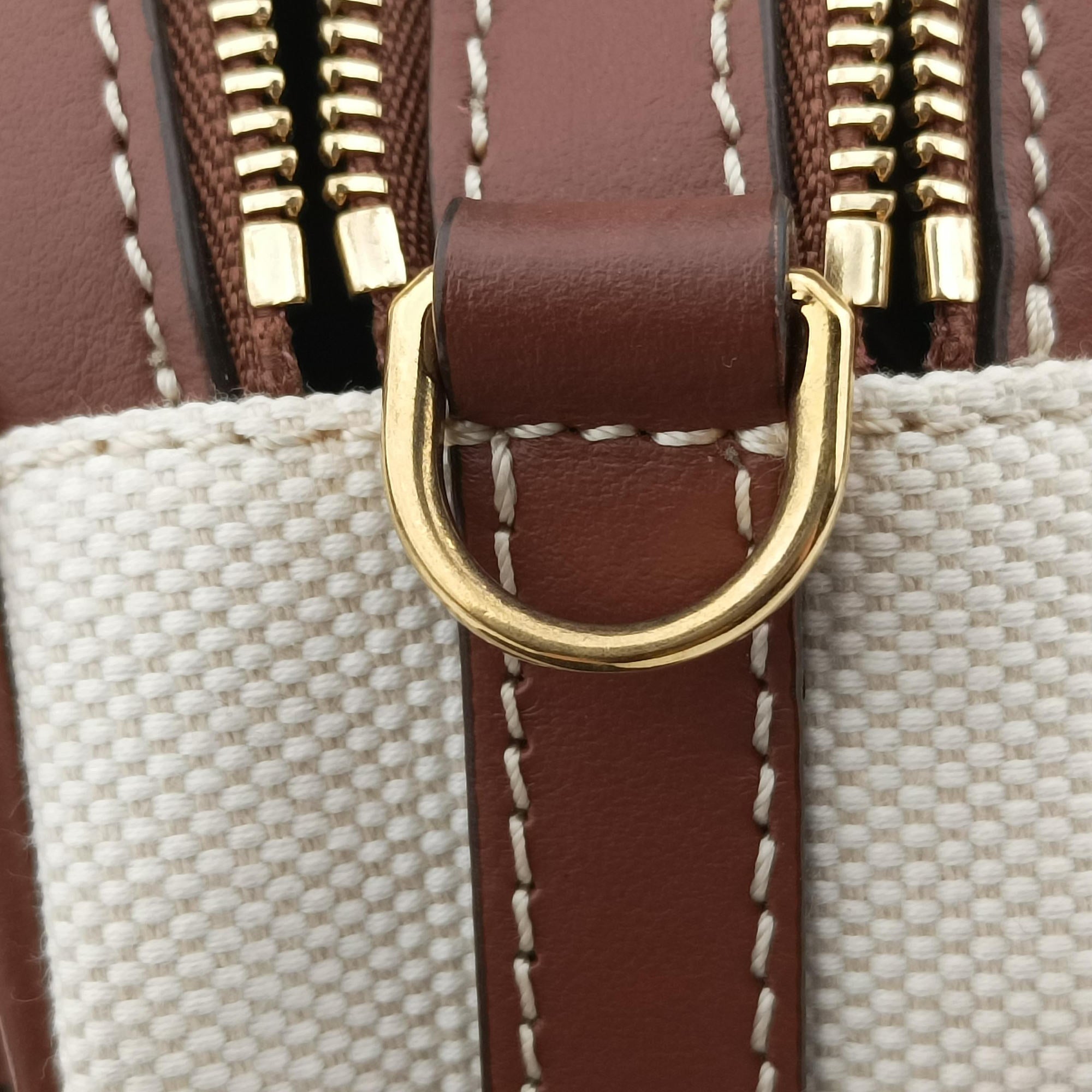 LOUISE Beige × Brown Canvas×Leather ITSAMSRL3335CAMルイーズ ベージュ × ブラウン キャンバス×レザー ITSAMSRL3335CAM