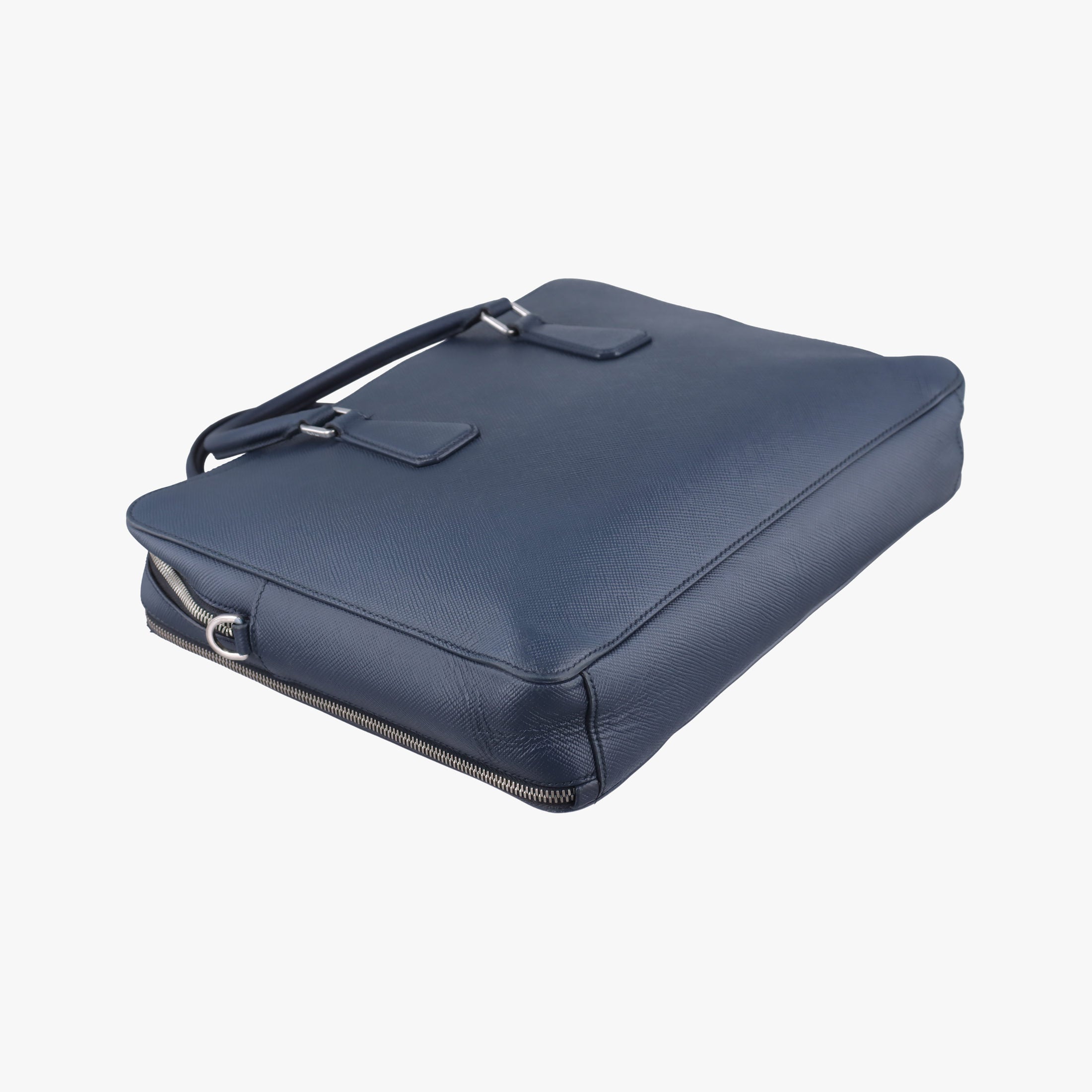 Business Briefcase Navy SAFFIANO Leather 2VE368 8Bビジネス ブリーフケース ブルーブラック サフィアーノレザー 2VE368 8B
