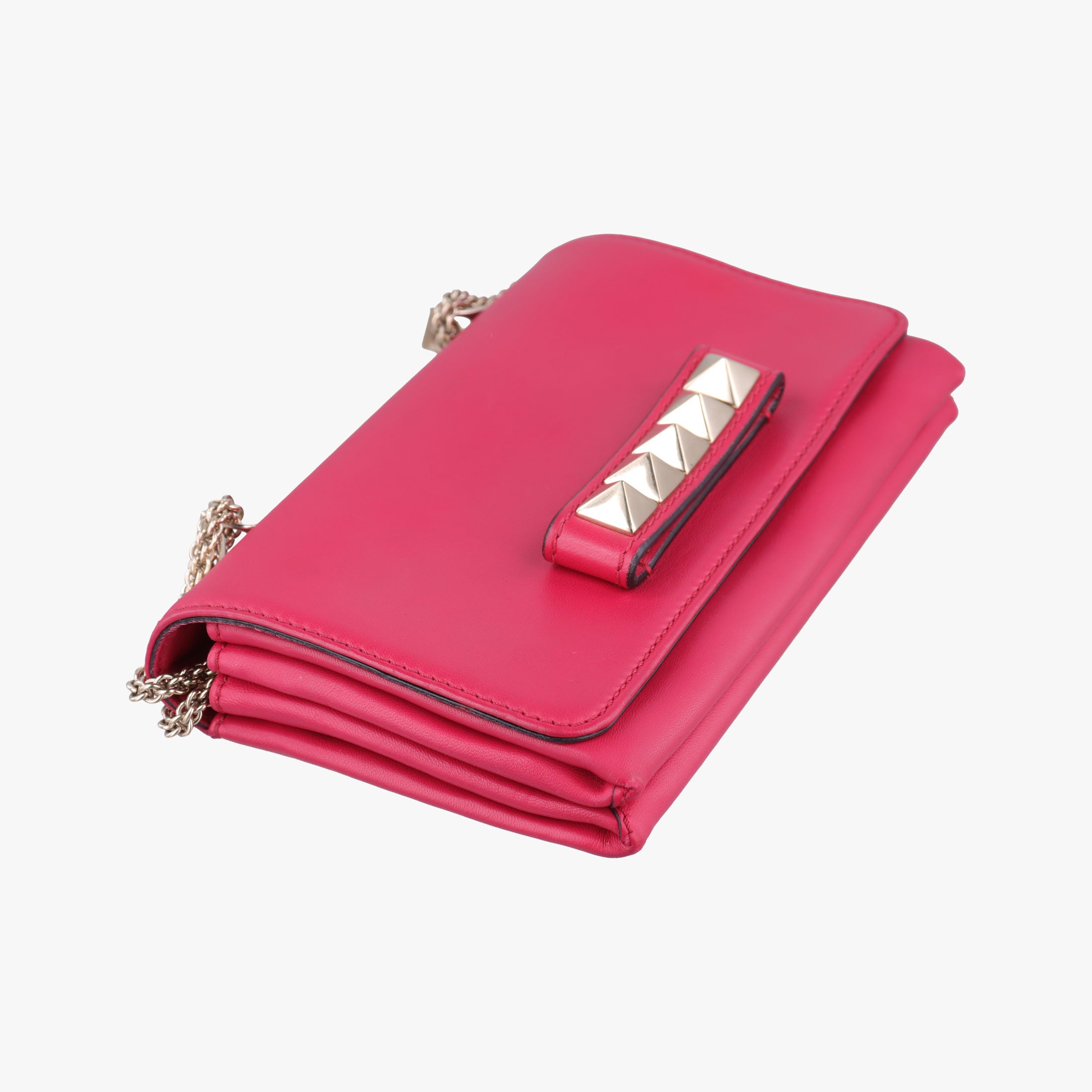 Rockstud Va Va Voom Rose Leather BU F 975 1ロックスタッズ ヴァ ヴァ ヴーム ローズ レッド レザー BU F 975 1