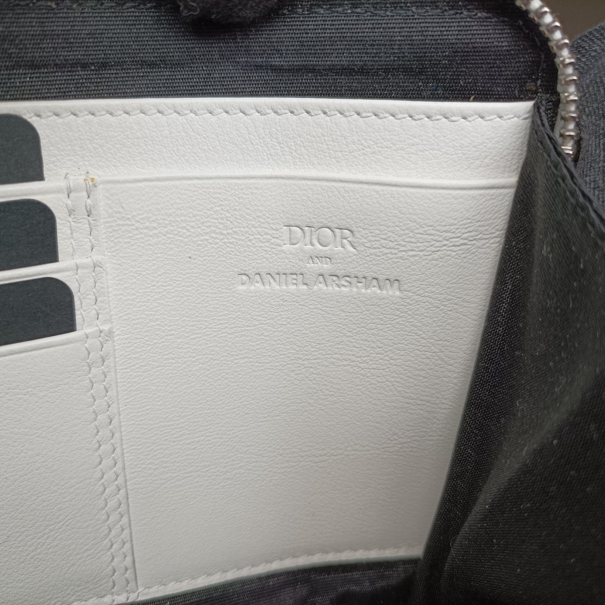 Daniel Arsham collaboration Newspaper Print White Leather 10-BO-1119Xダニエルアーシャム コラボ ニュースペーパー ホワイト レザー 10-BO-1119X
