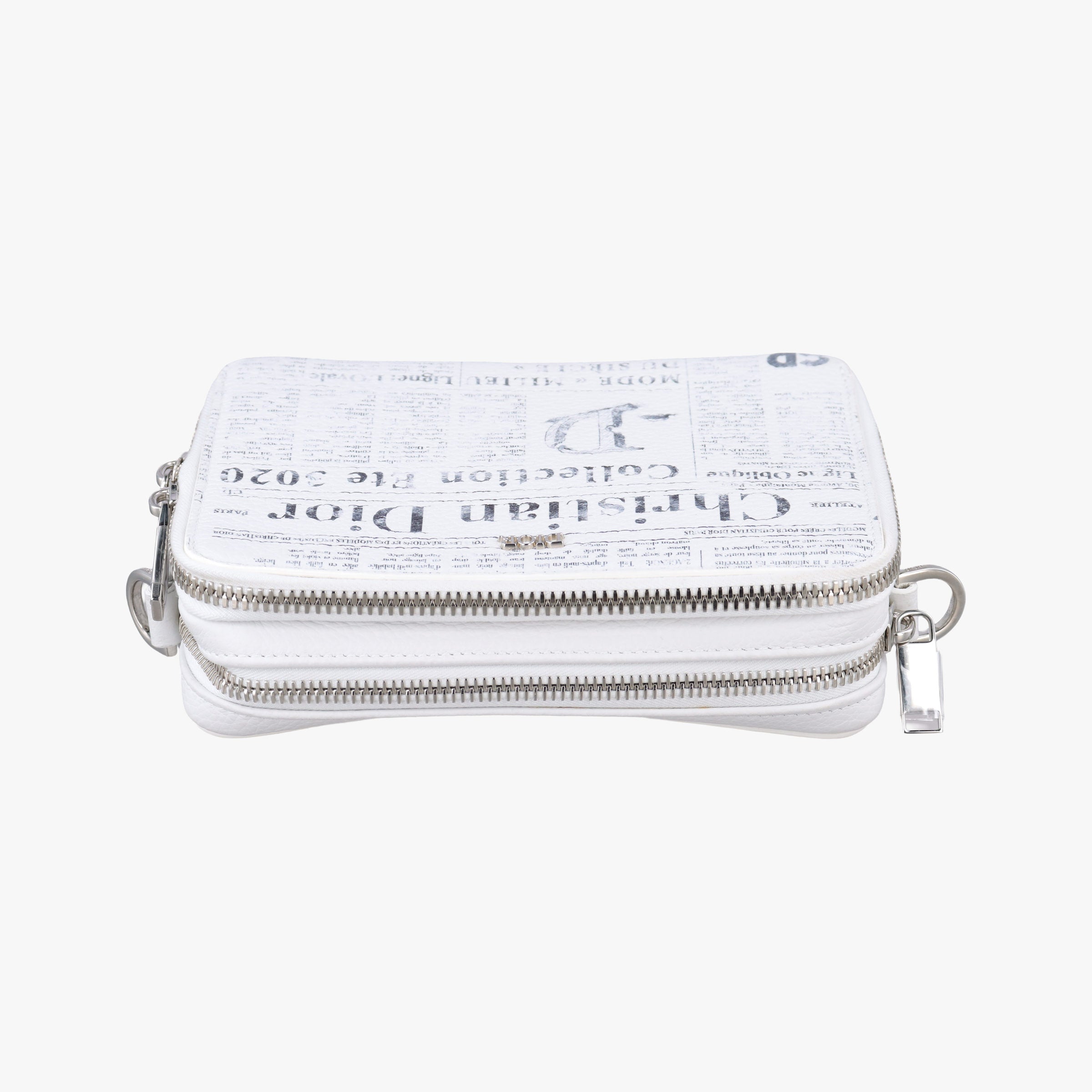 Daniel Arsham collaboration Newspaper Print White Leather 10-BO-1119Xダニエルアーシャム コラボ ニュースペーパー ホワイト レザー 10-BO-1119X